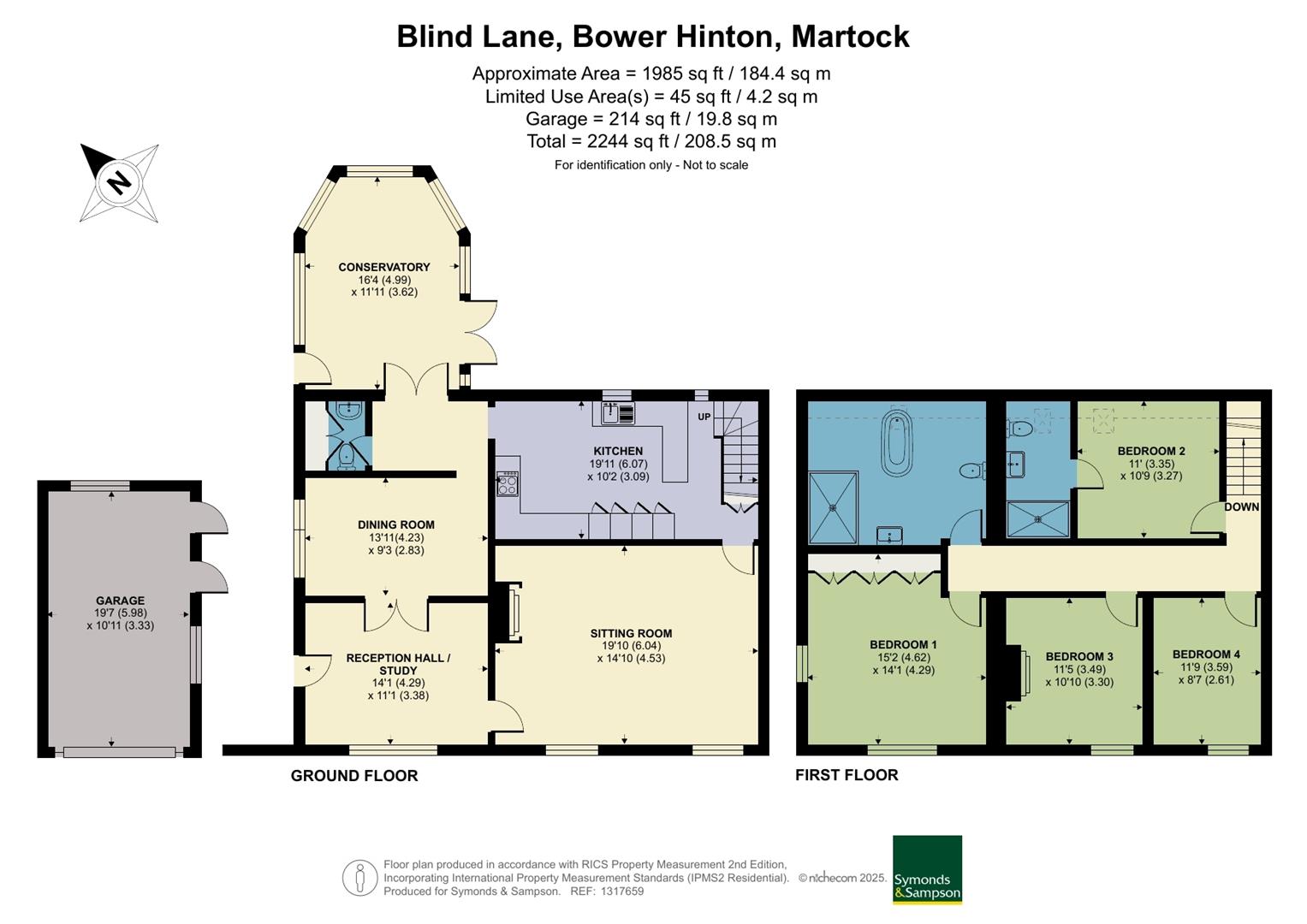 Mouse Cottage, Blind Lane, Martock floorplan