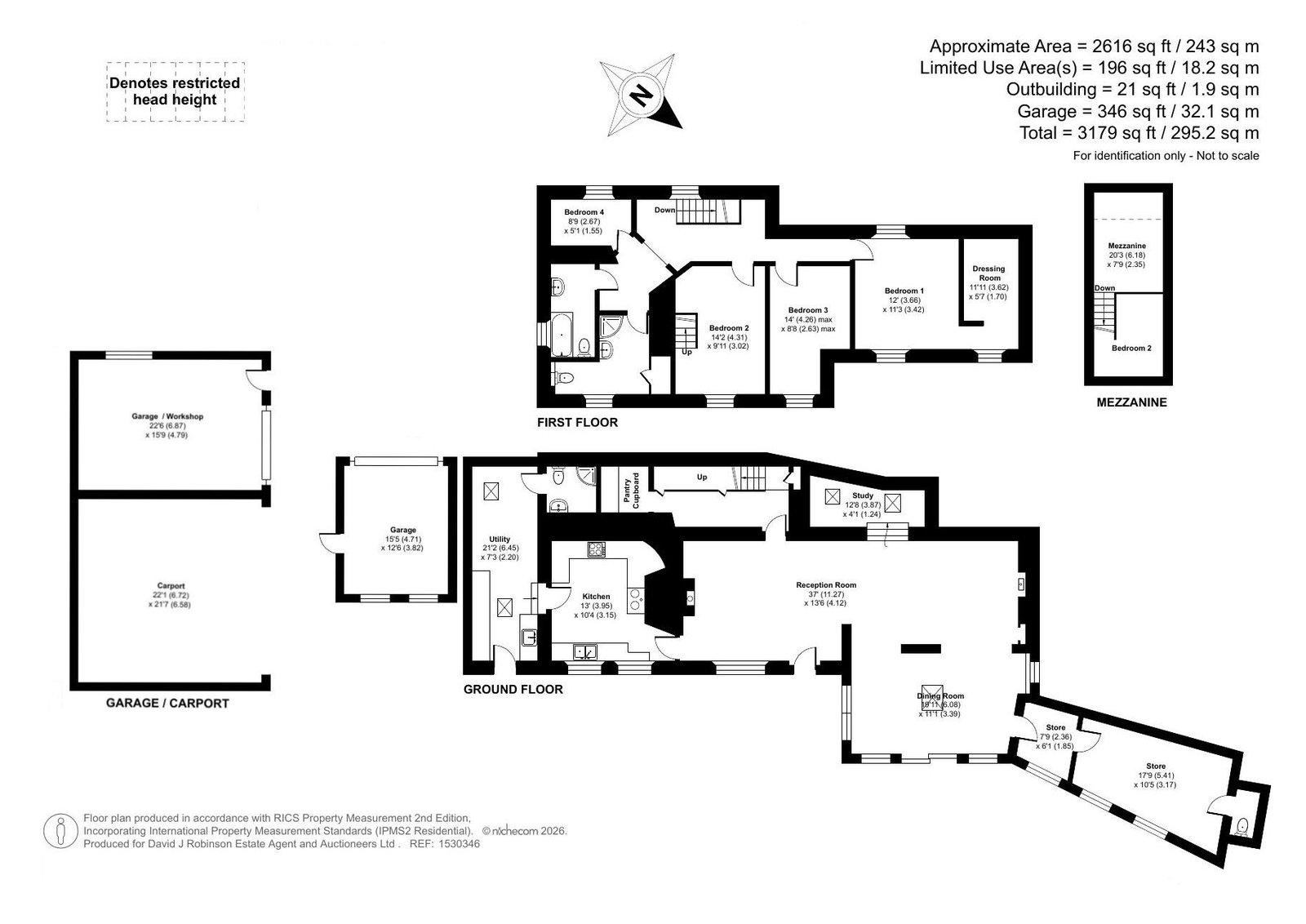 8 Higherland, Callington floorplan