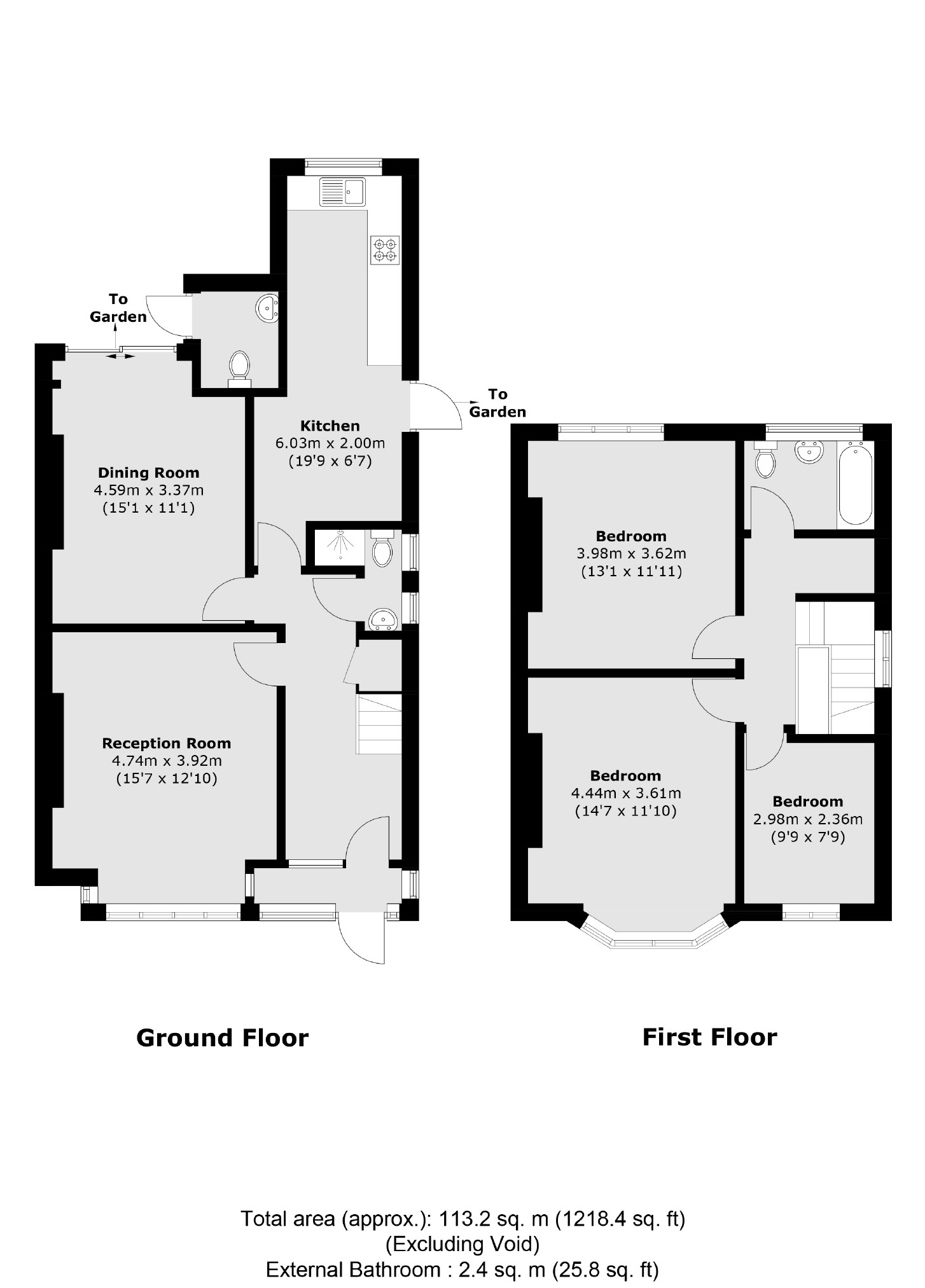 69, Sandbourne Avenue, London floorplan