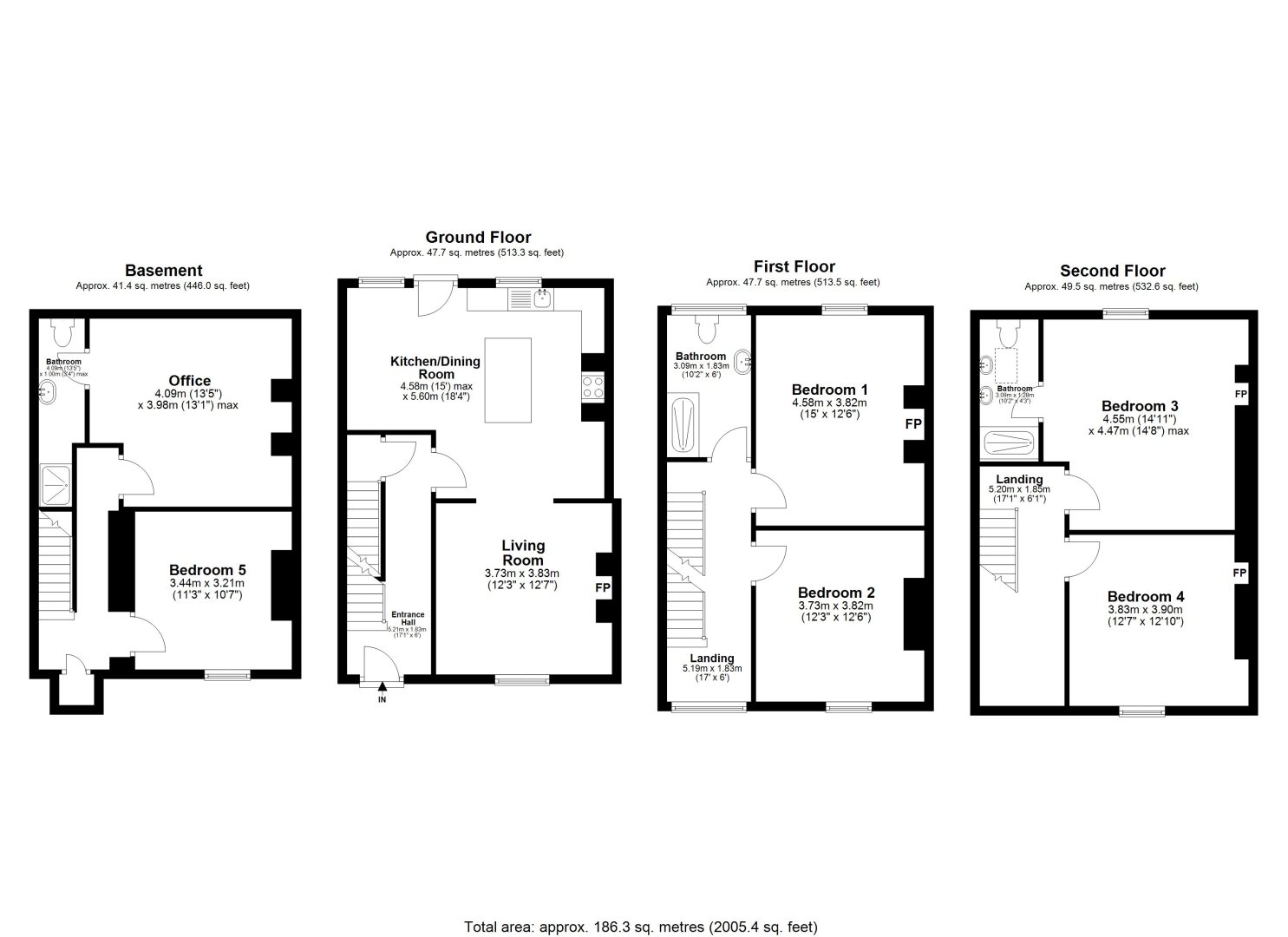 129, Blackburn Road, Rossendale floorplan