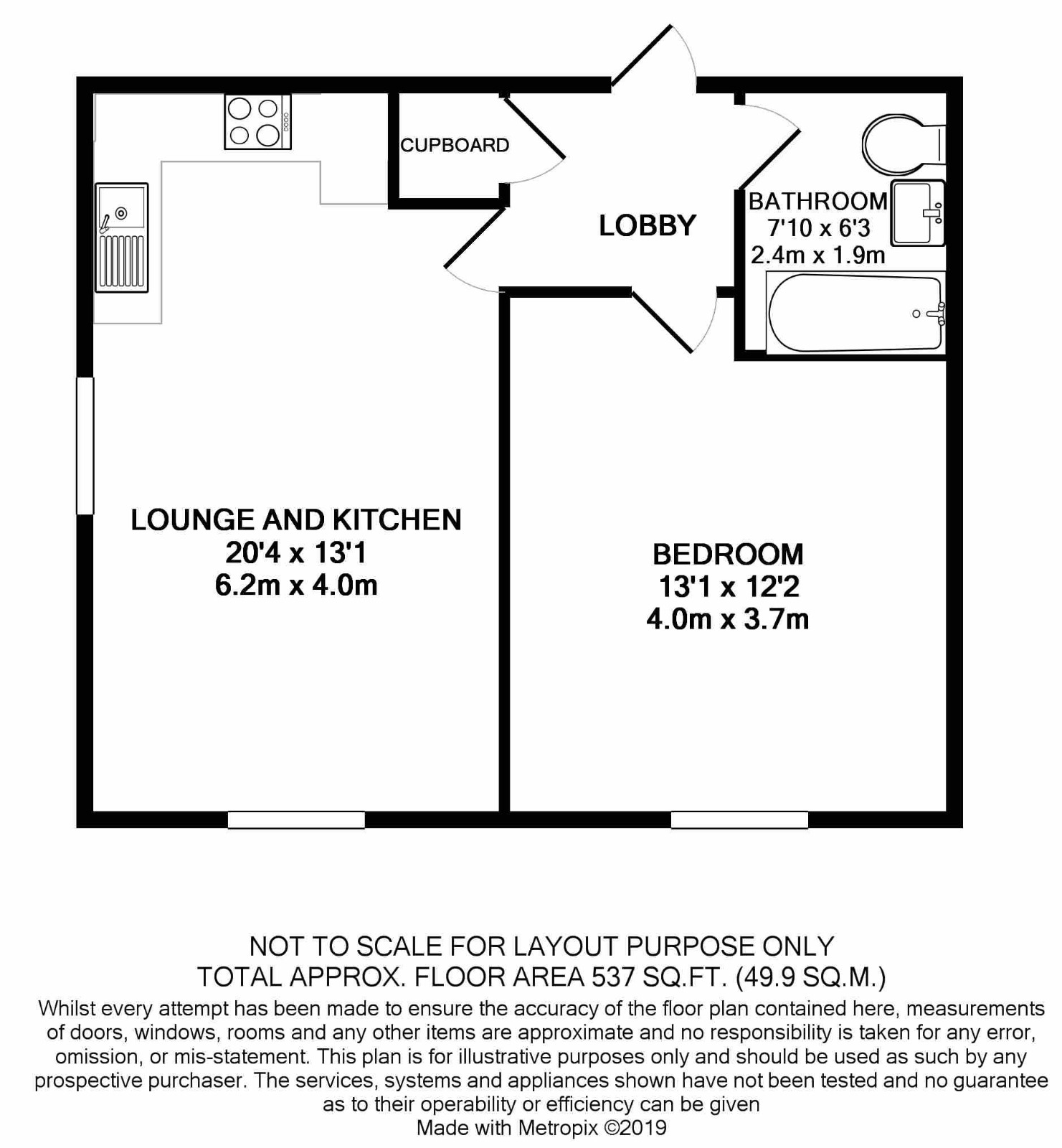 1 Bedrooms Flat for sale in Springfield Road, Horsham RH12