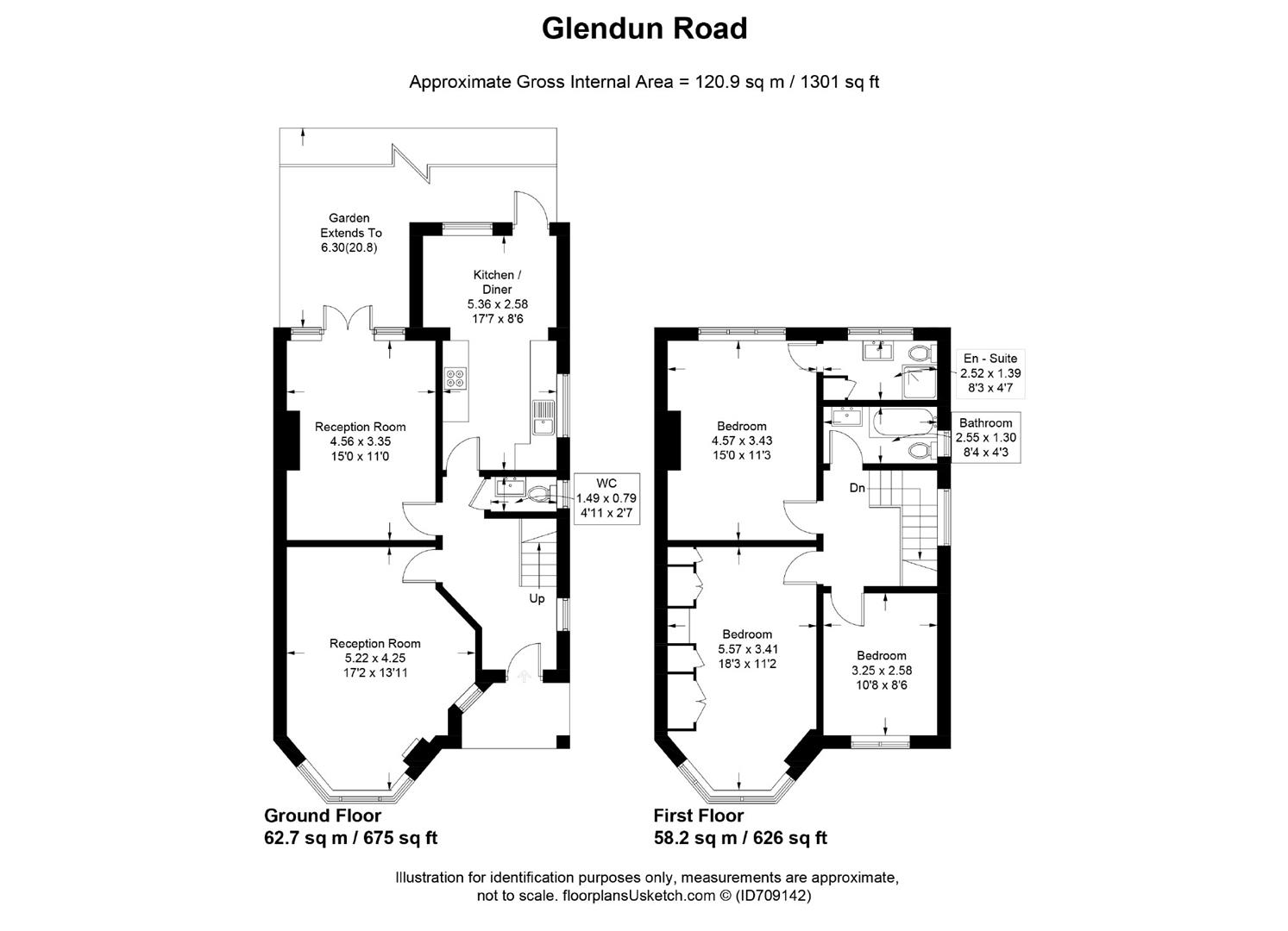 6, Glendun Road, London floorplan