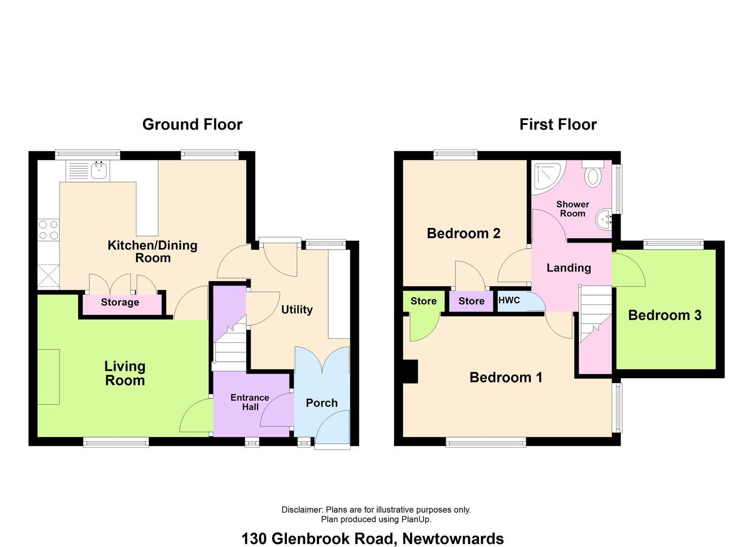 130, Glenbrook Road, Newtownards floorplan