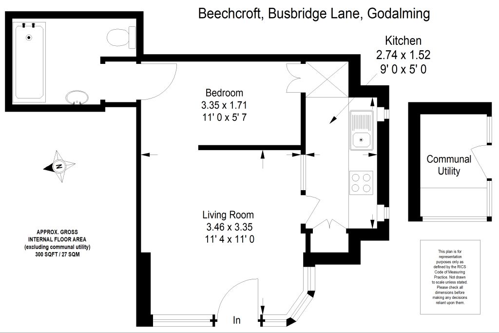 0 Bedrooms Studio to rent in 46 Busbridge Lane, Godalming GU7