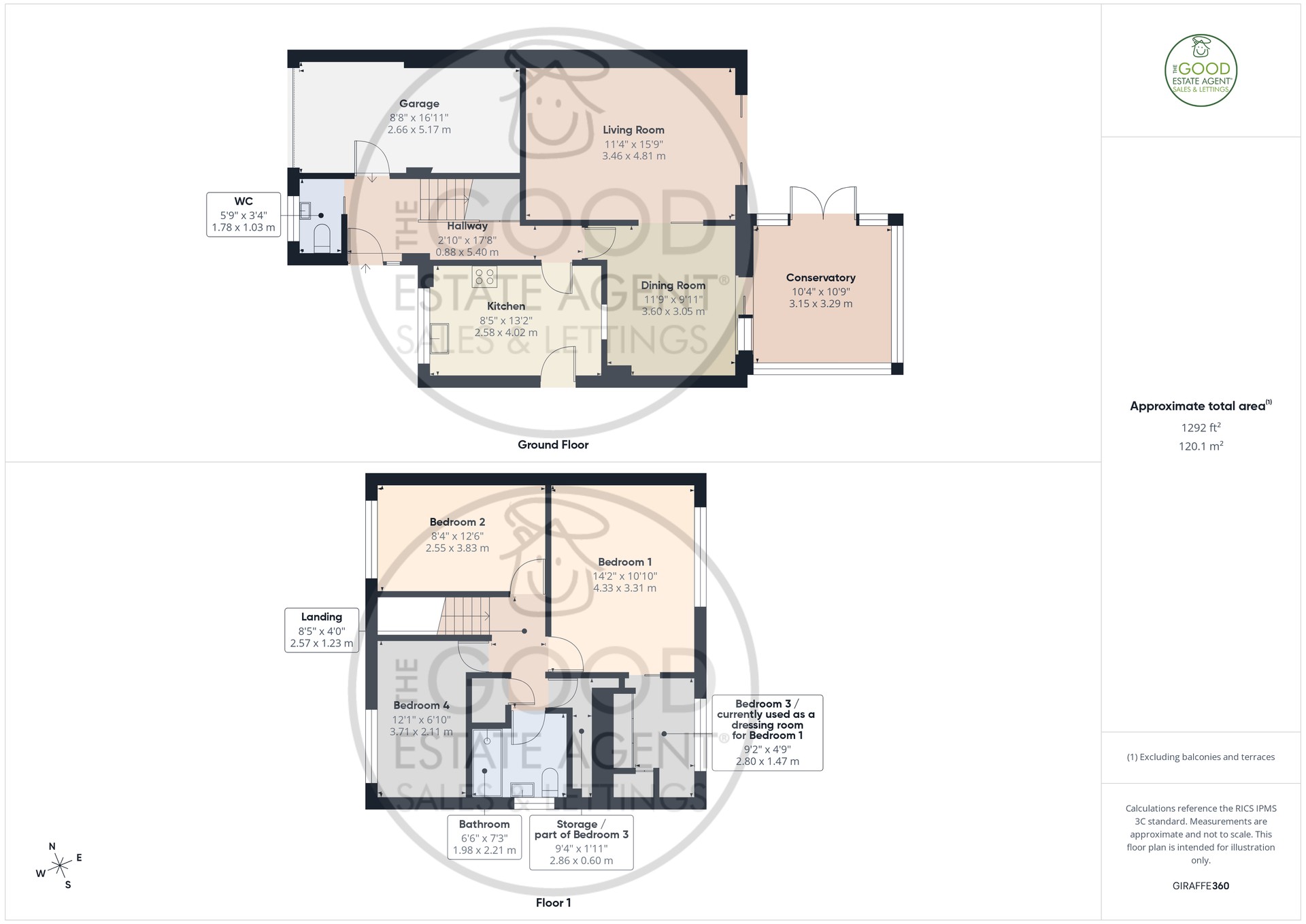 6, Cotswold Drive, Hereford floorplan
