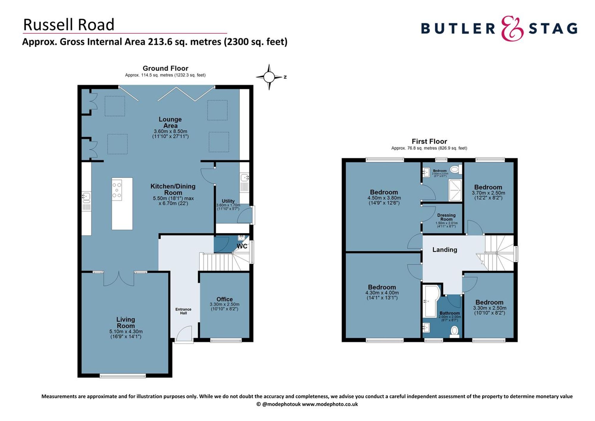 27 Russell Road, Buckhurst Hill floorplan