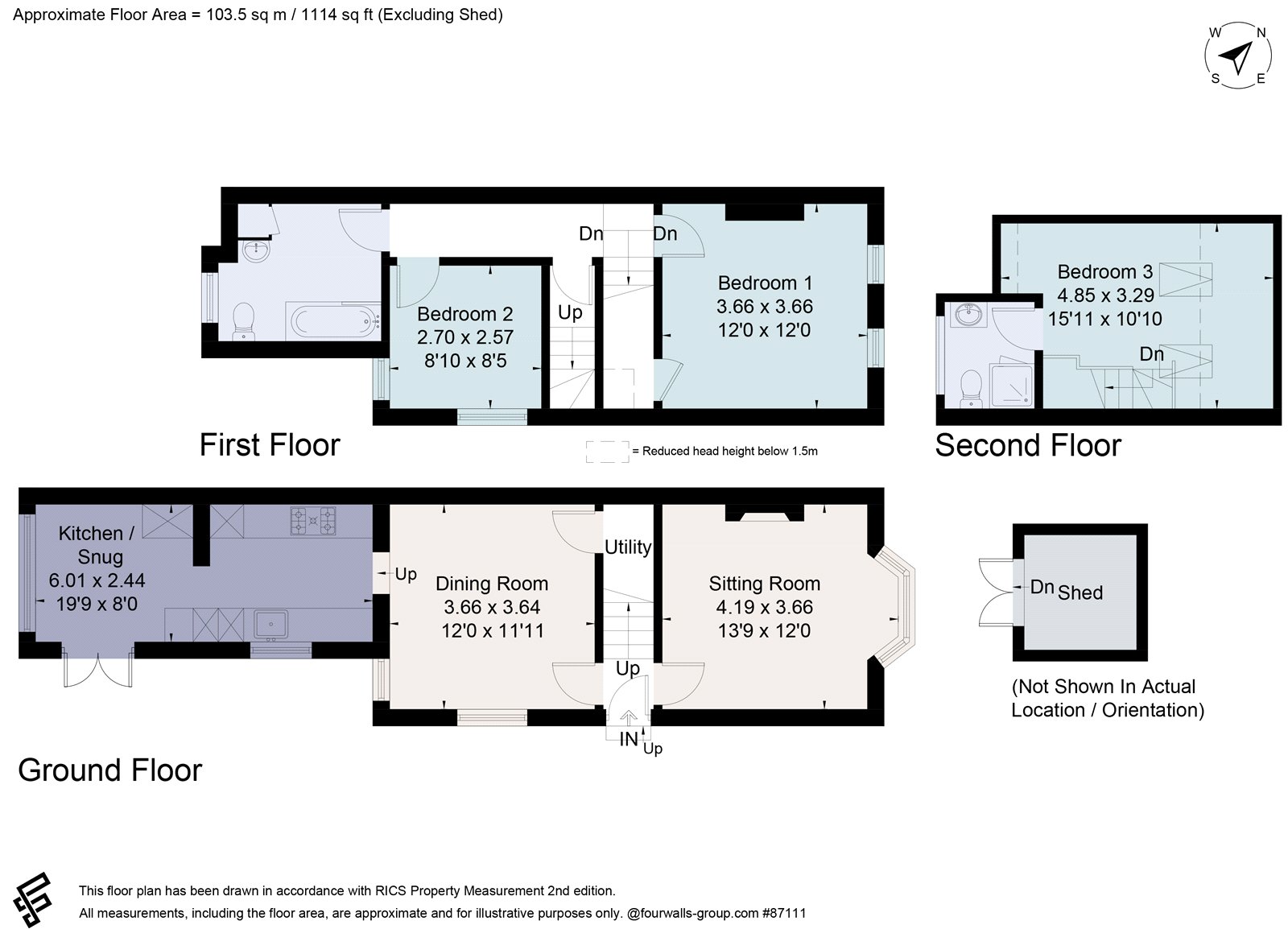 77, Berwick Road, Buckinghamshire floorplan