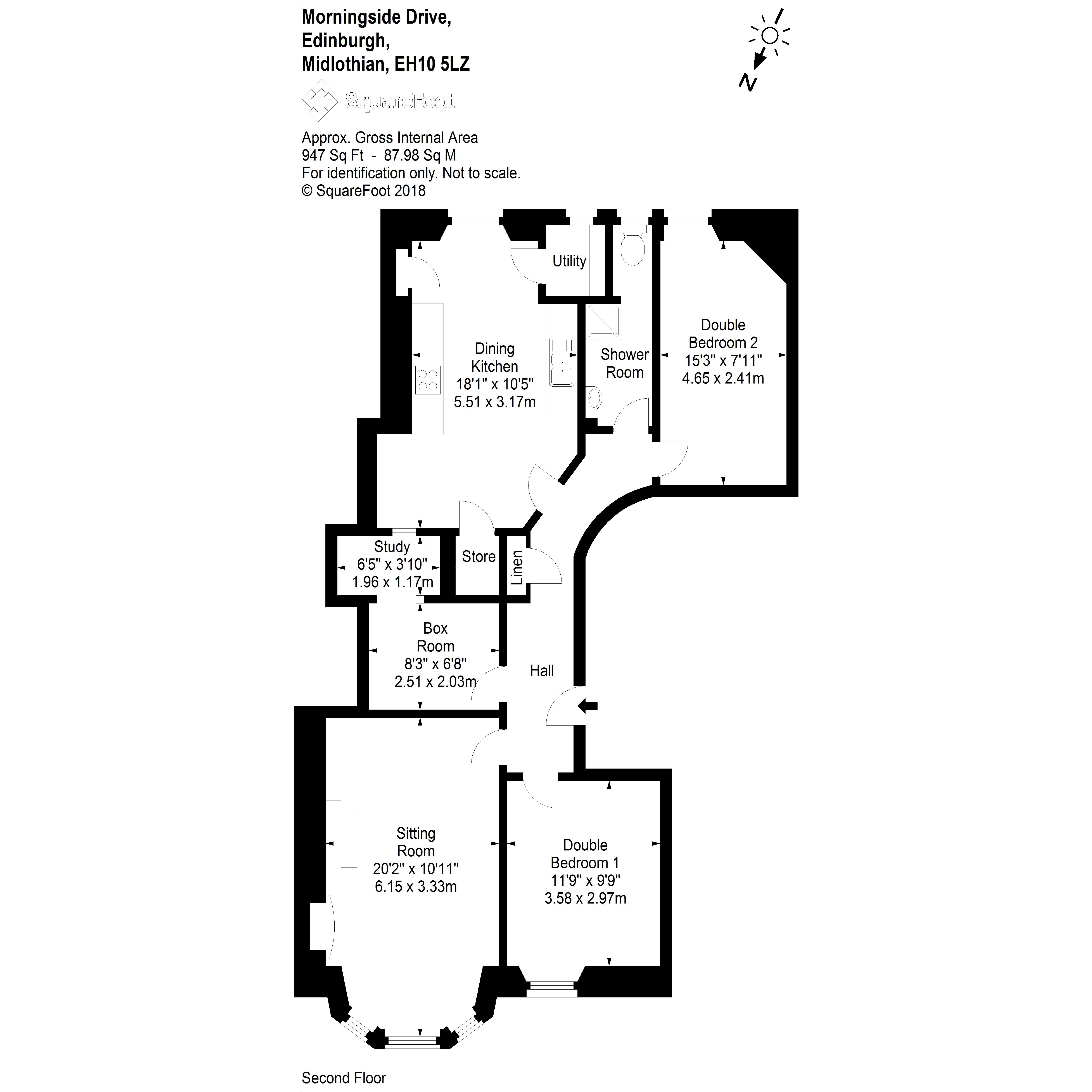 2 Bedrooms Flat for sale in 30/4 Morningside Drive, Morningside EH10