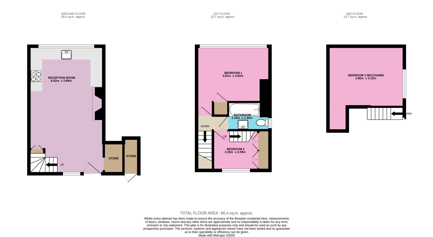 9, Old Town Hall Cottages, Hebden Bridge floorplan
