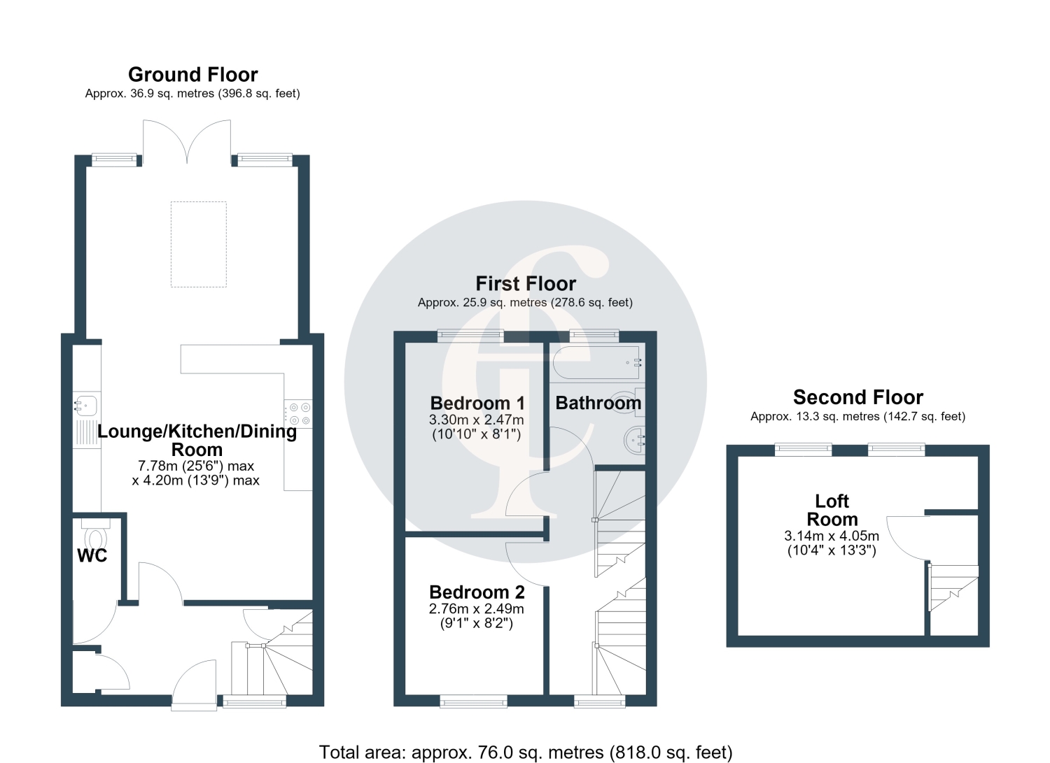 3, Welcombe Cottages Mayfield Avenue, Stratford-upon-Avon floorplan