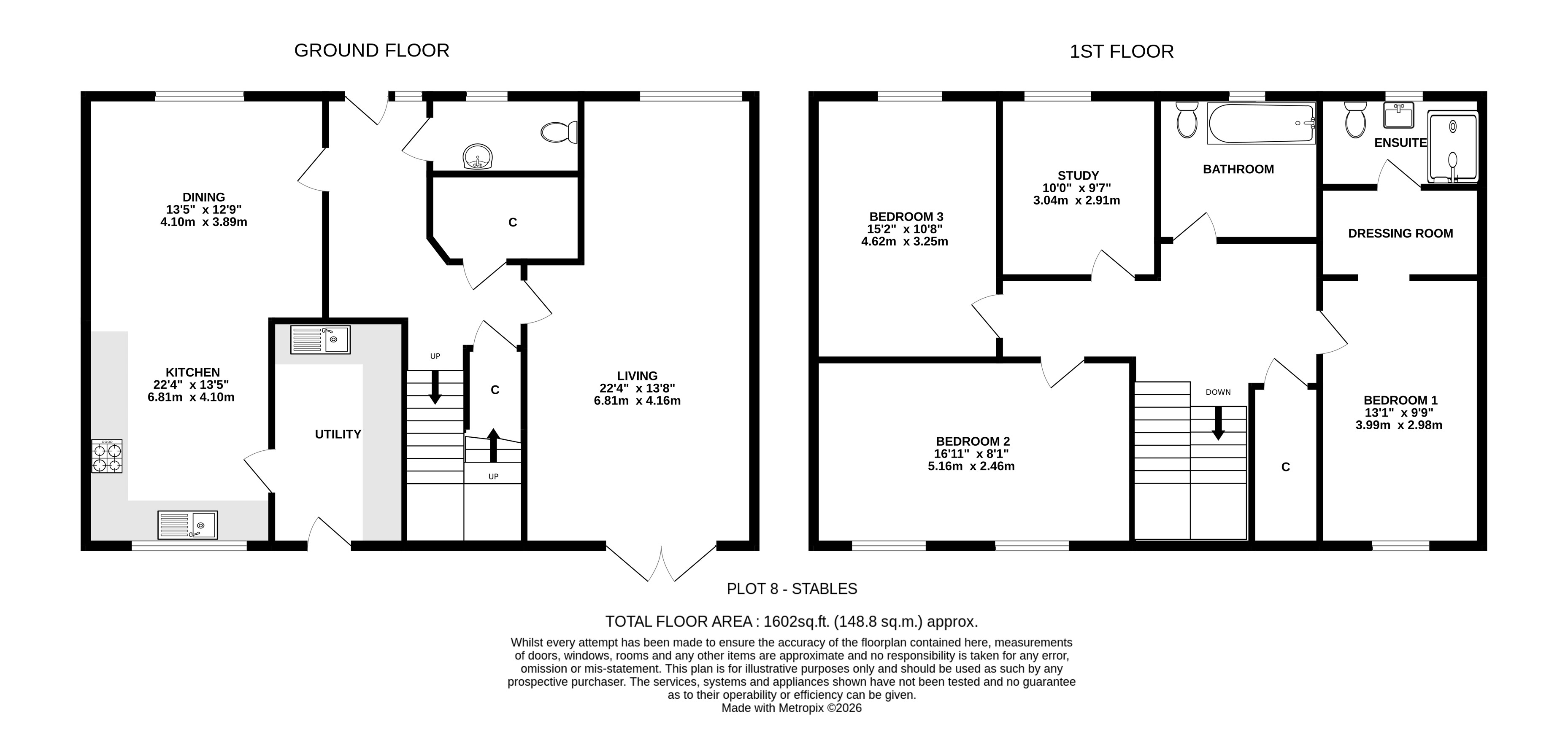 116, Sandy Road, Potton floorplan