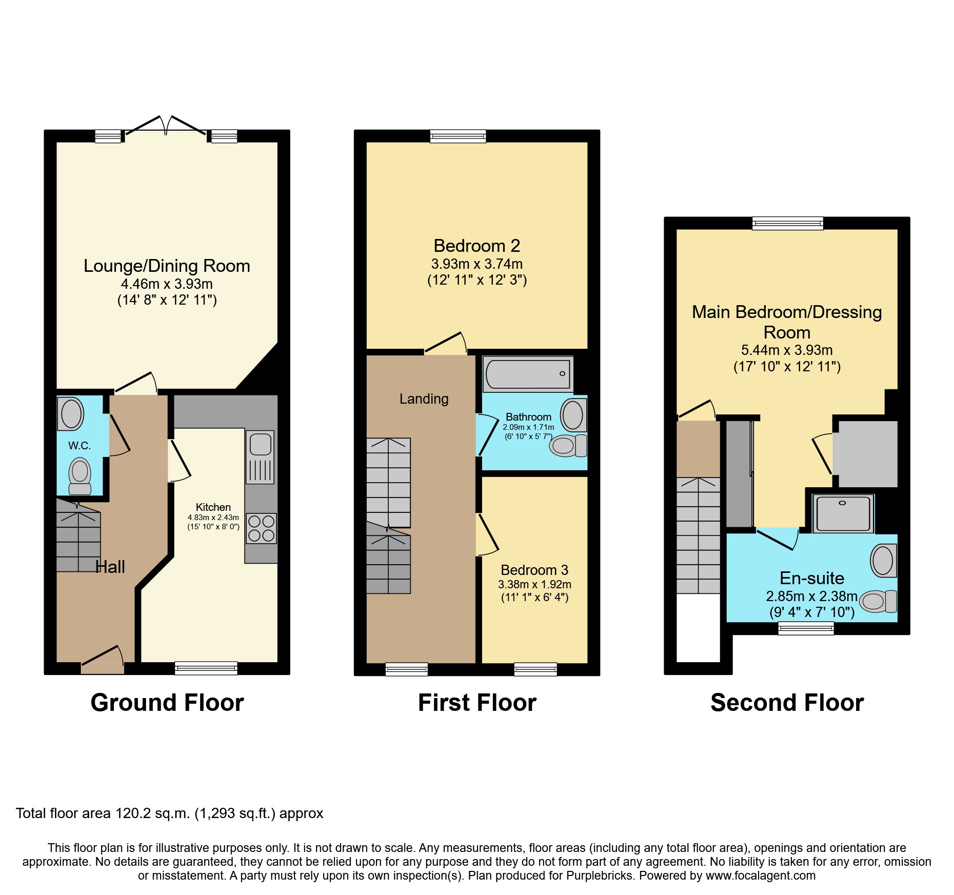45, Whitley Road, Cambridge floorplan