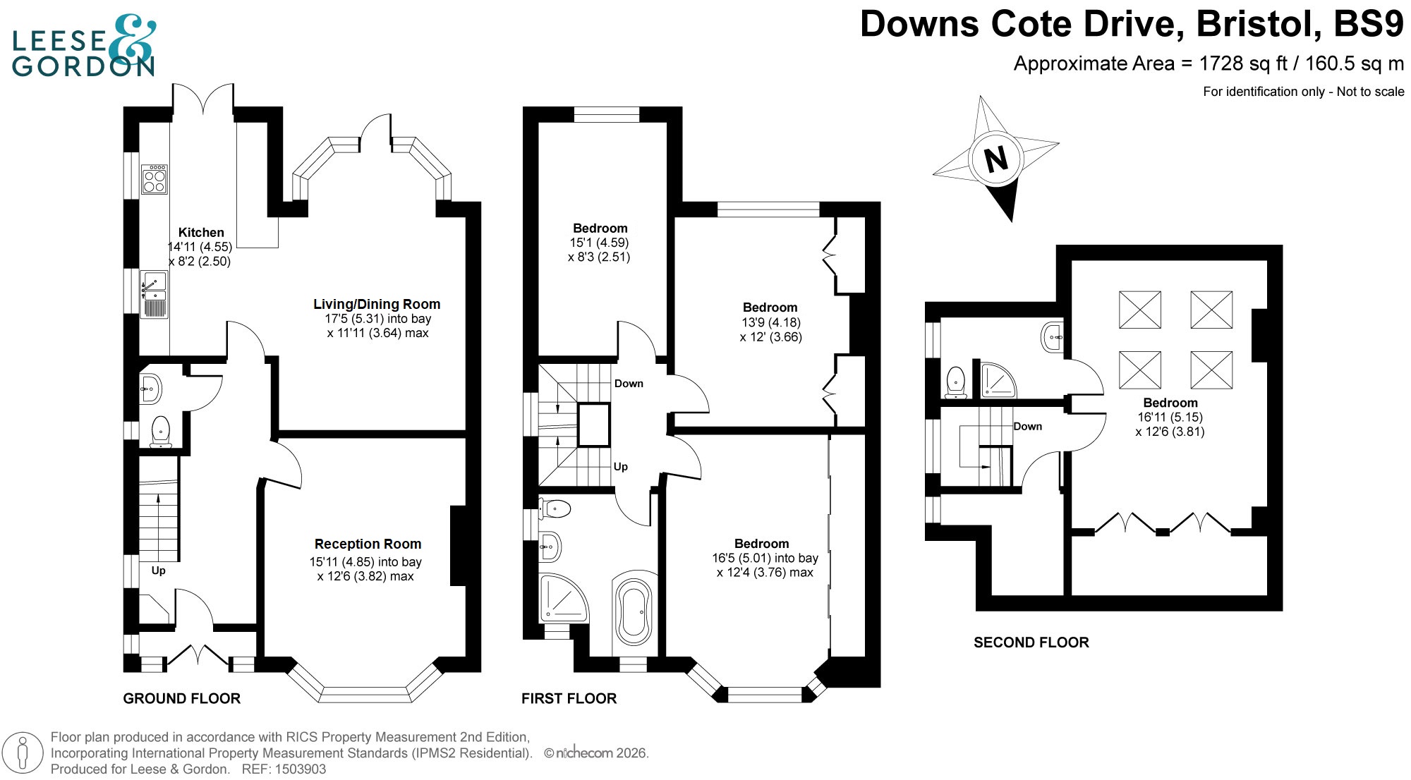 36 Downs Cote Drive, Bristol floorplan