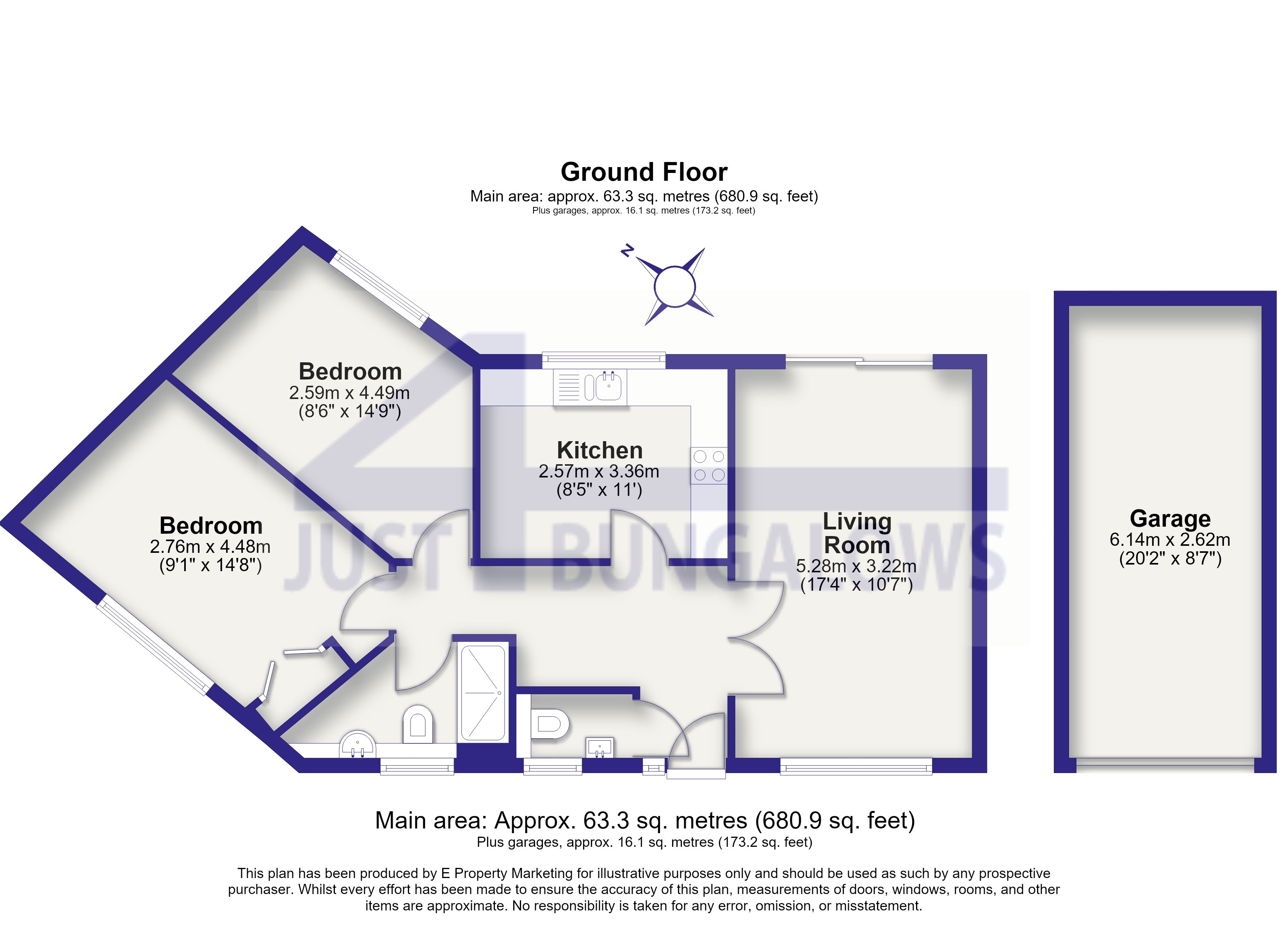 Grosvenor Gardens, Rose Green, Bognor Regis, West Sussex floorplan