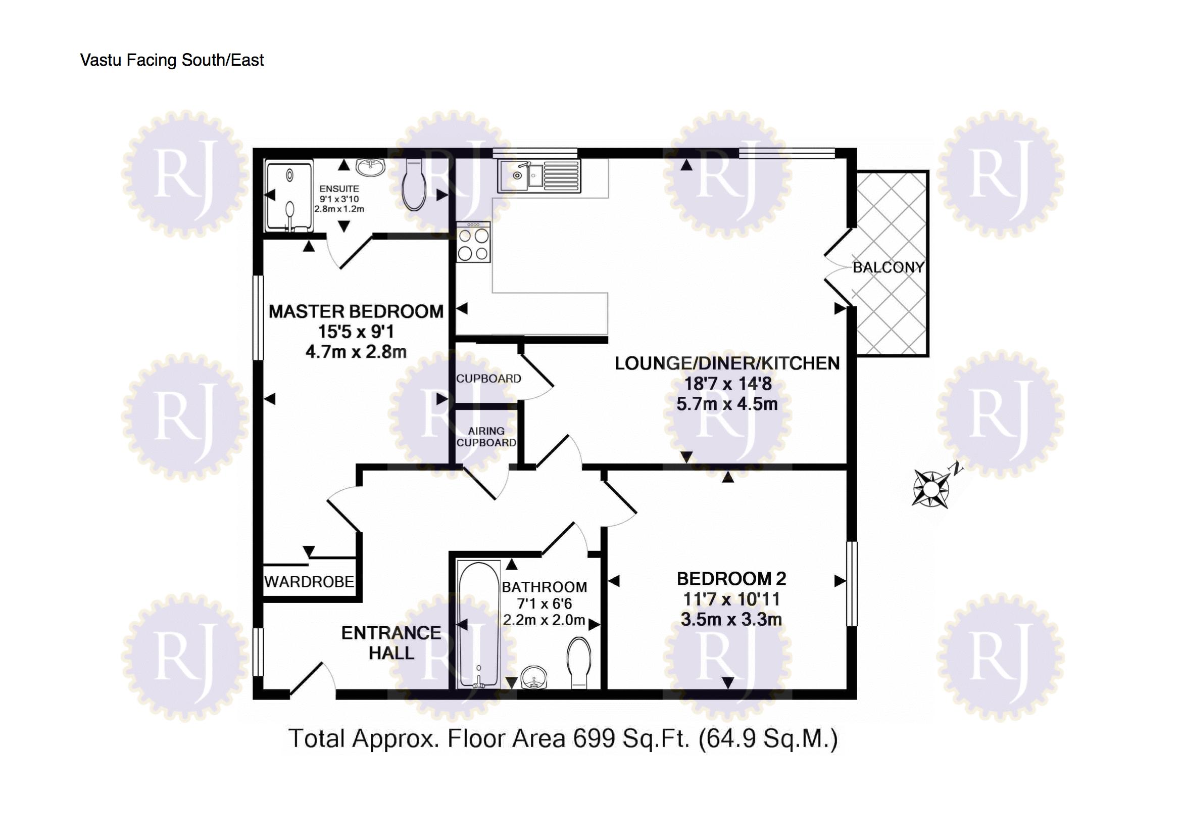 2 Bedrooms Flat to rent in Atlas Way, Oakgrove, Milton Keynes MK10