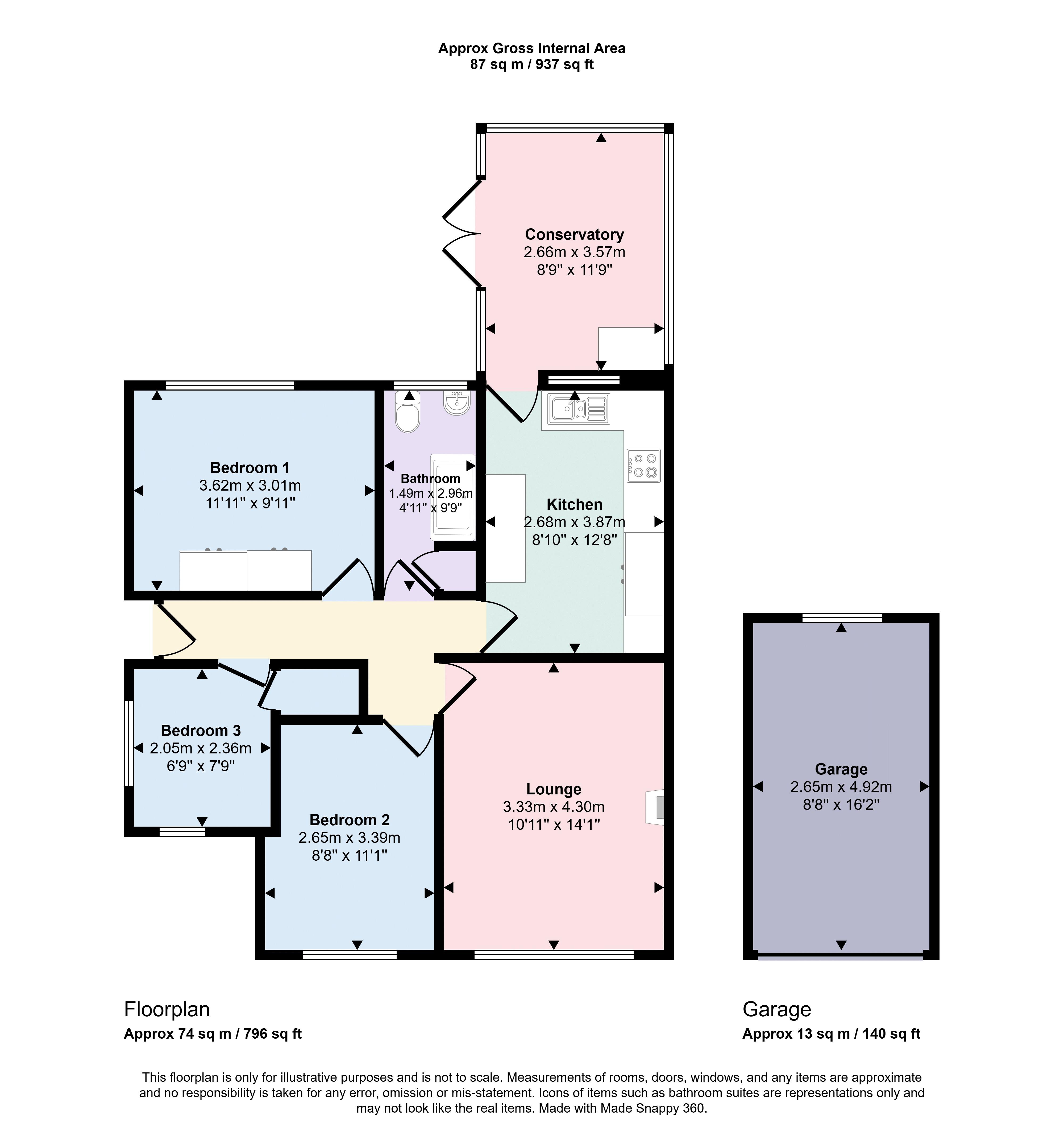 63, The Mount, Trowbridge floorplan