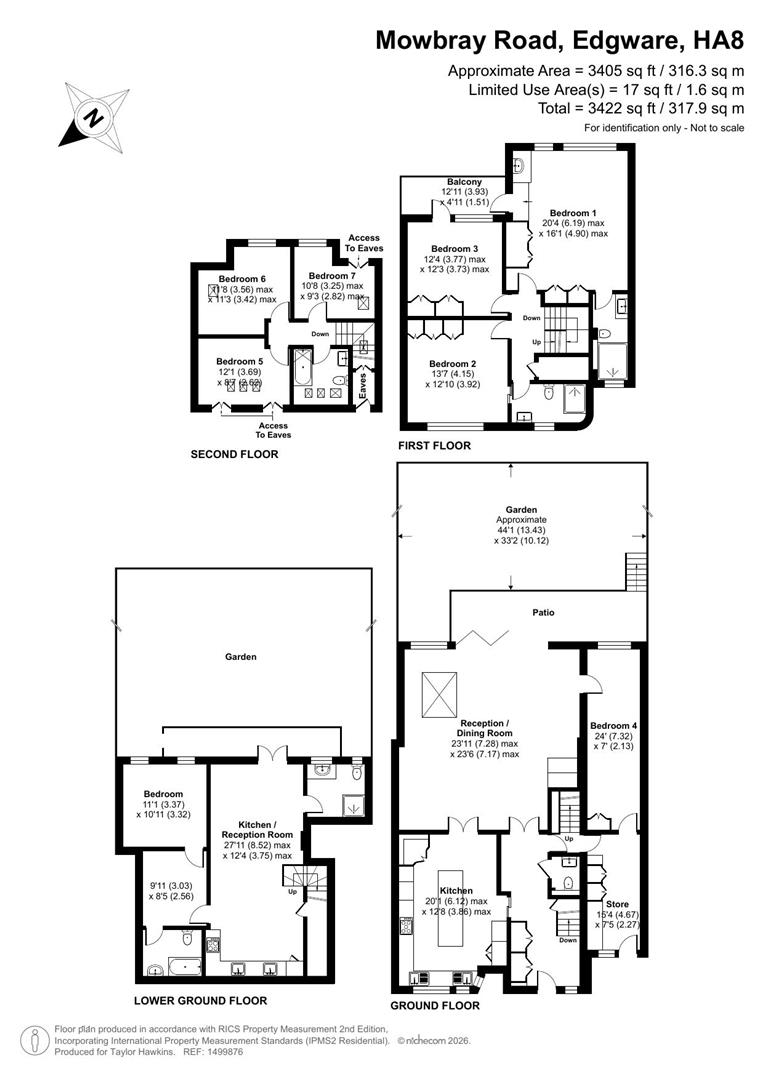 57, Mowbray Road, Edgware floorplan