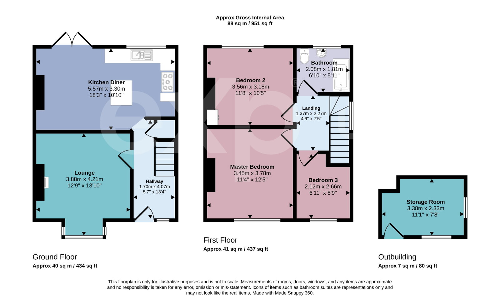 26, The Gurneys, Paignton floorplan