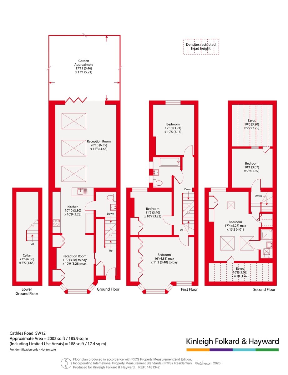 44, Cathles Road, London floorplan