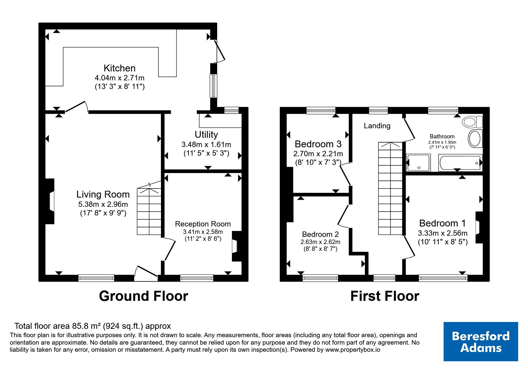 70, Rhedyw Road, Caernarfon floorplan
