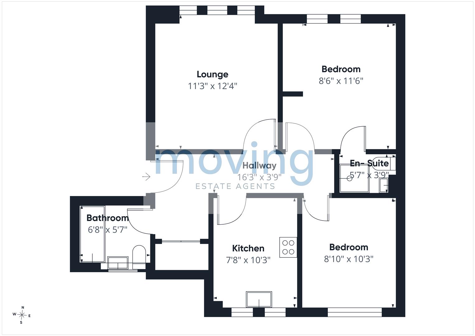 North Woodside Road, Glasgow floorplan