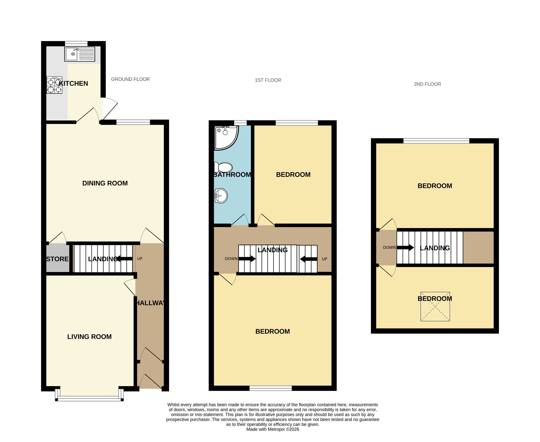 36 Rossefield Road, Bradford floorplan
