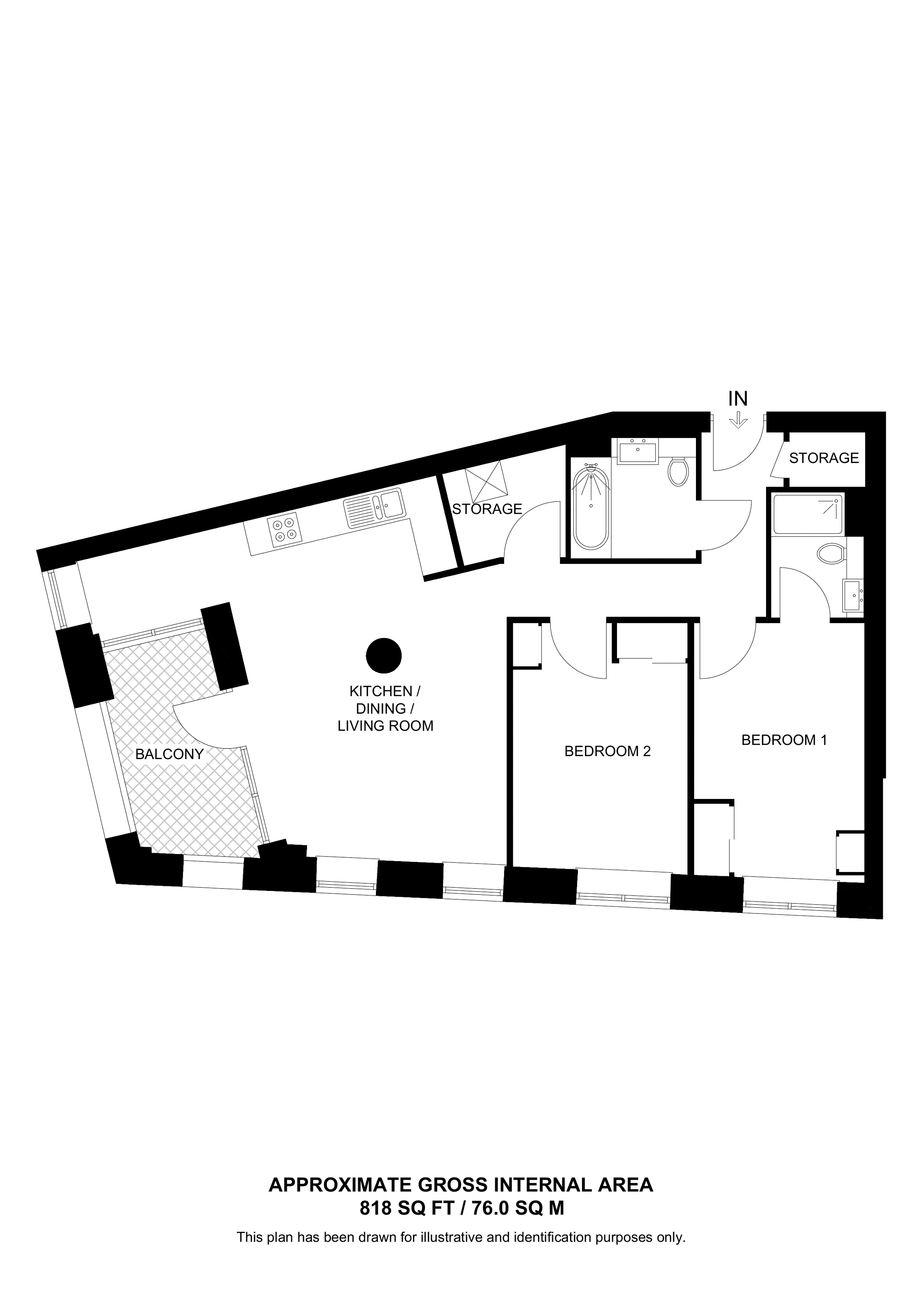 UNCLE Wembley, Wembley floorplan