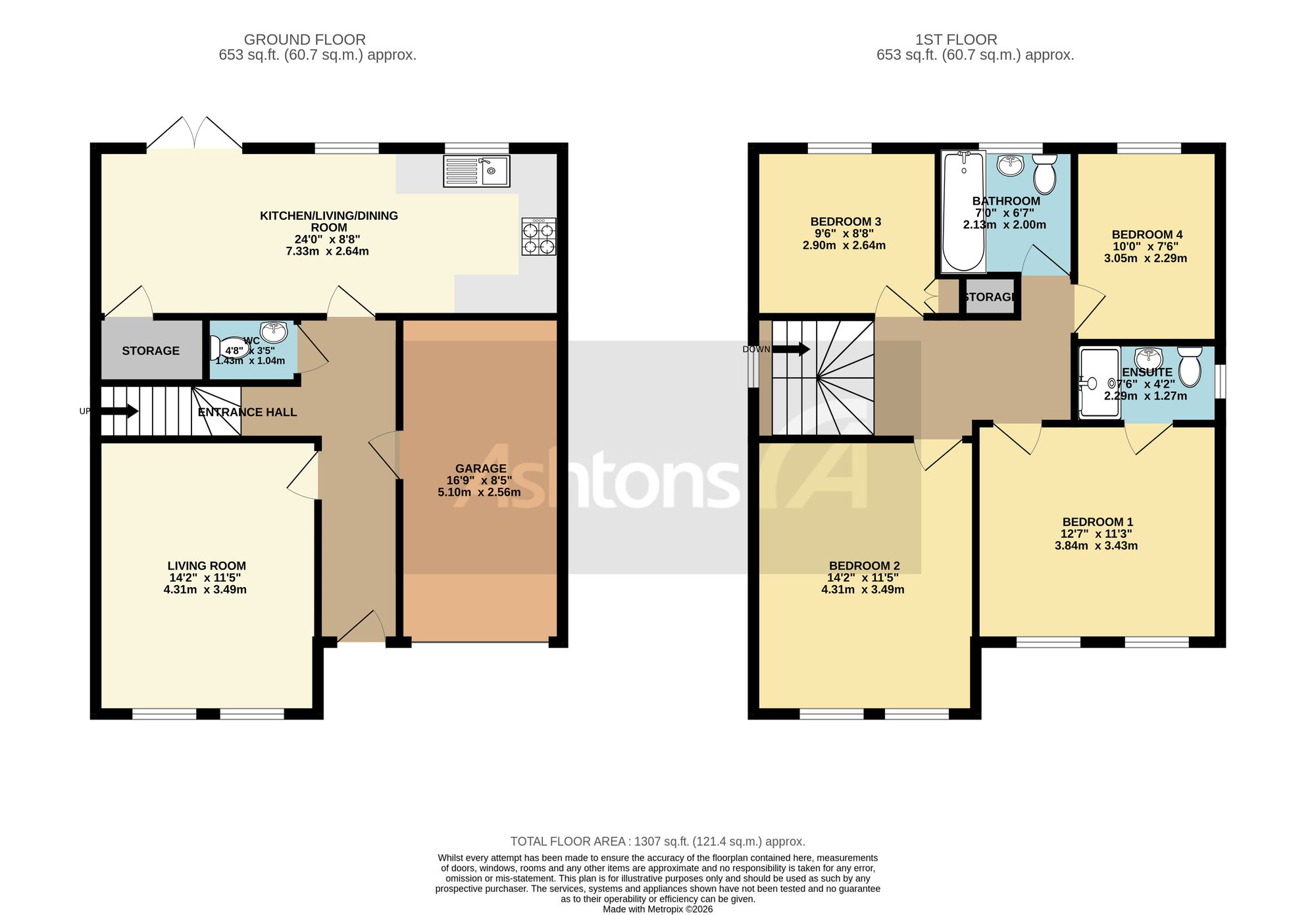 28 Thornton Drive, Newton-Le-Willows floorplan