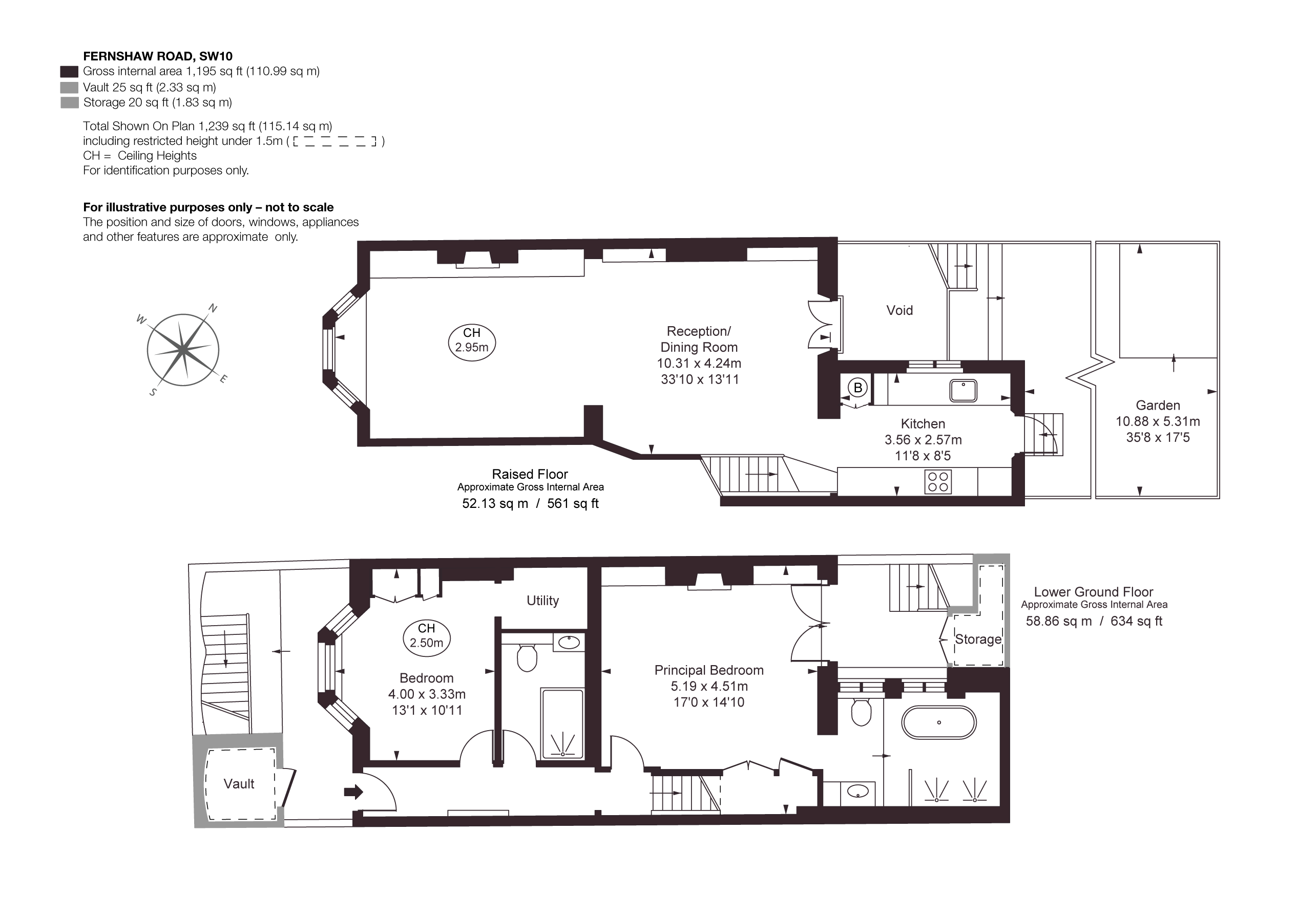 Flat A, 21, Fernshaw Road, London floorplan