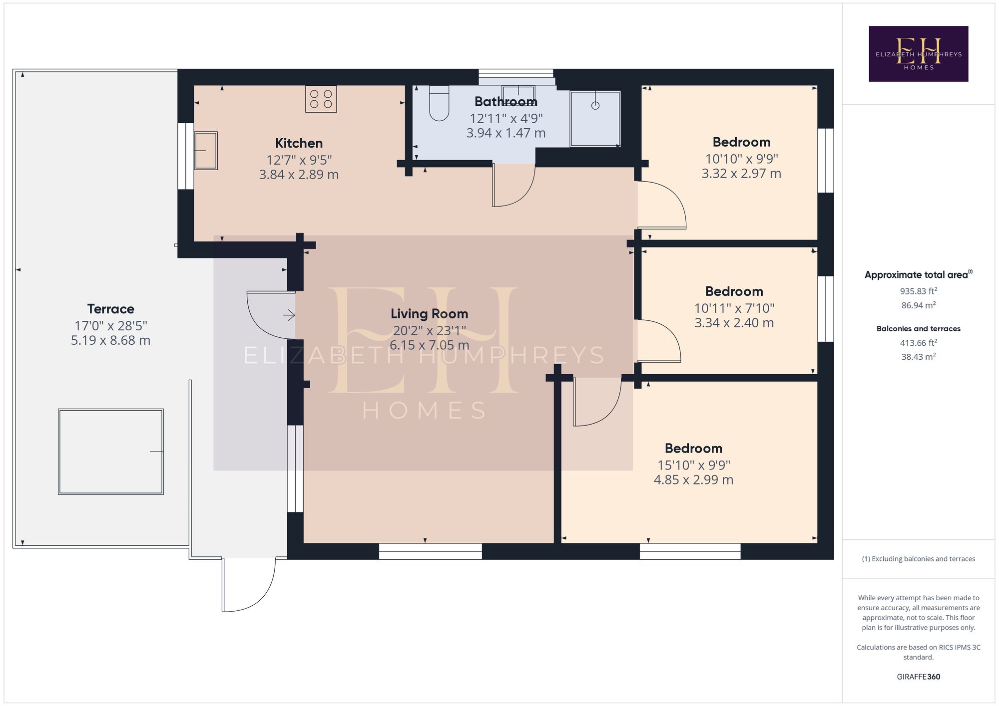 Gingerbread, 28 Lakeside Drive, Morpeth floorplan