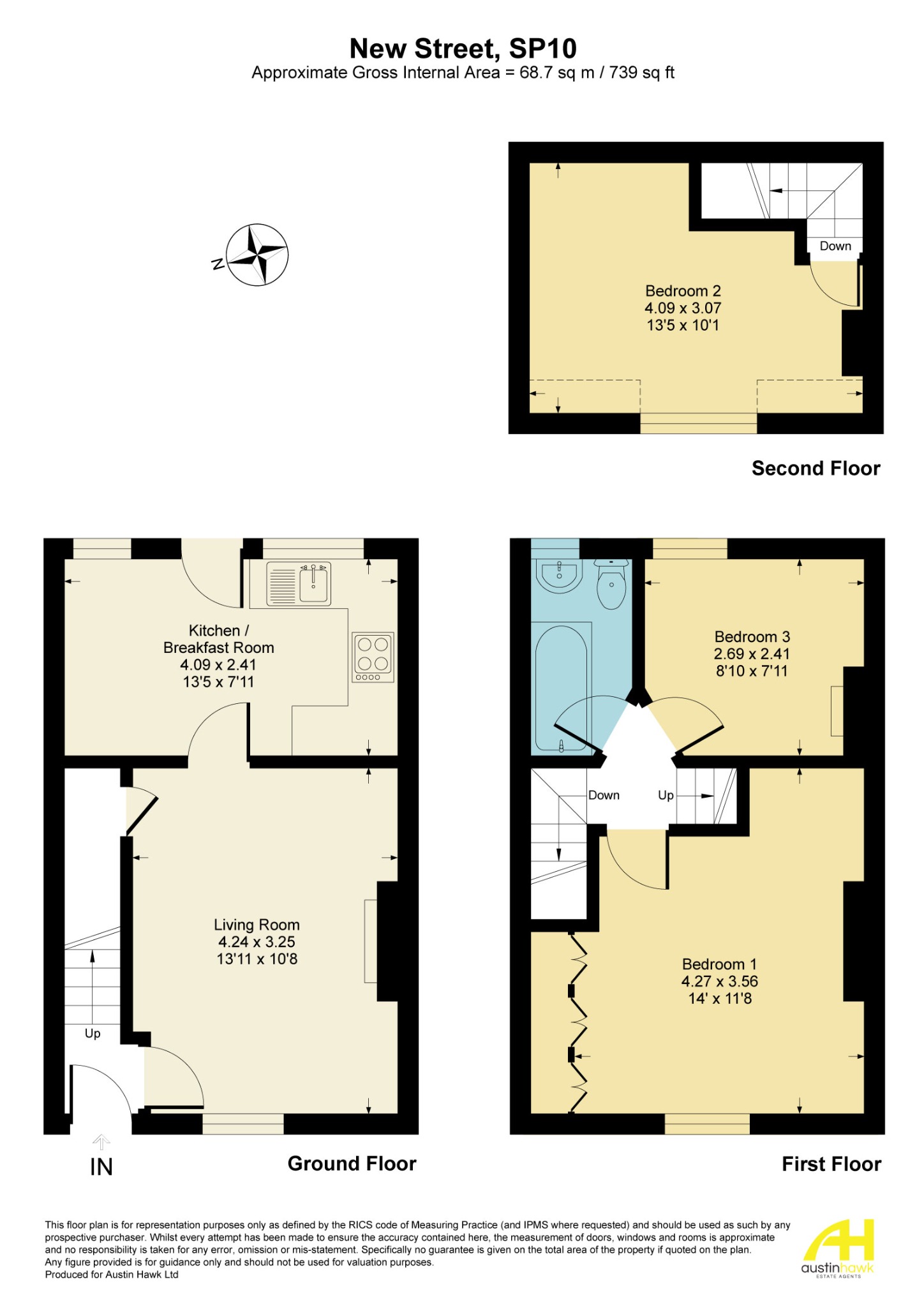 108 New Street, Andover floorplan