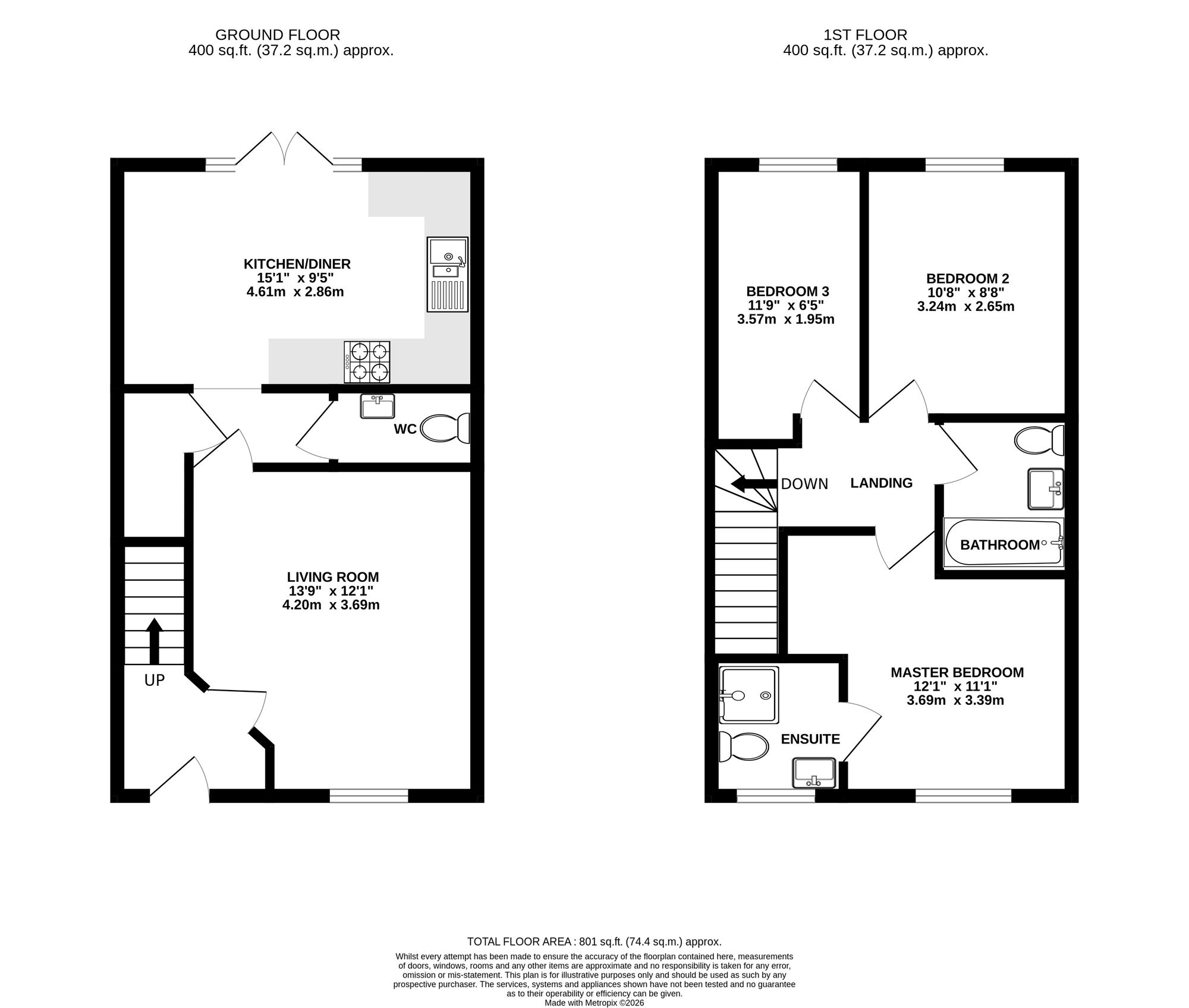 1 Cattle Way, Crewe floorplan