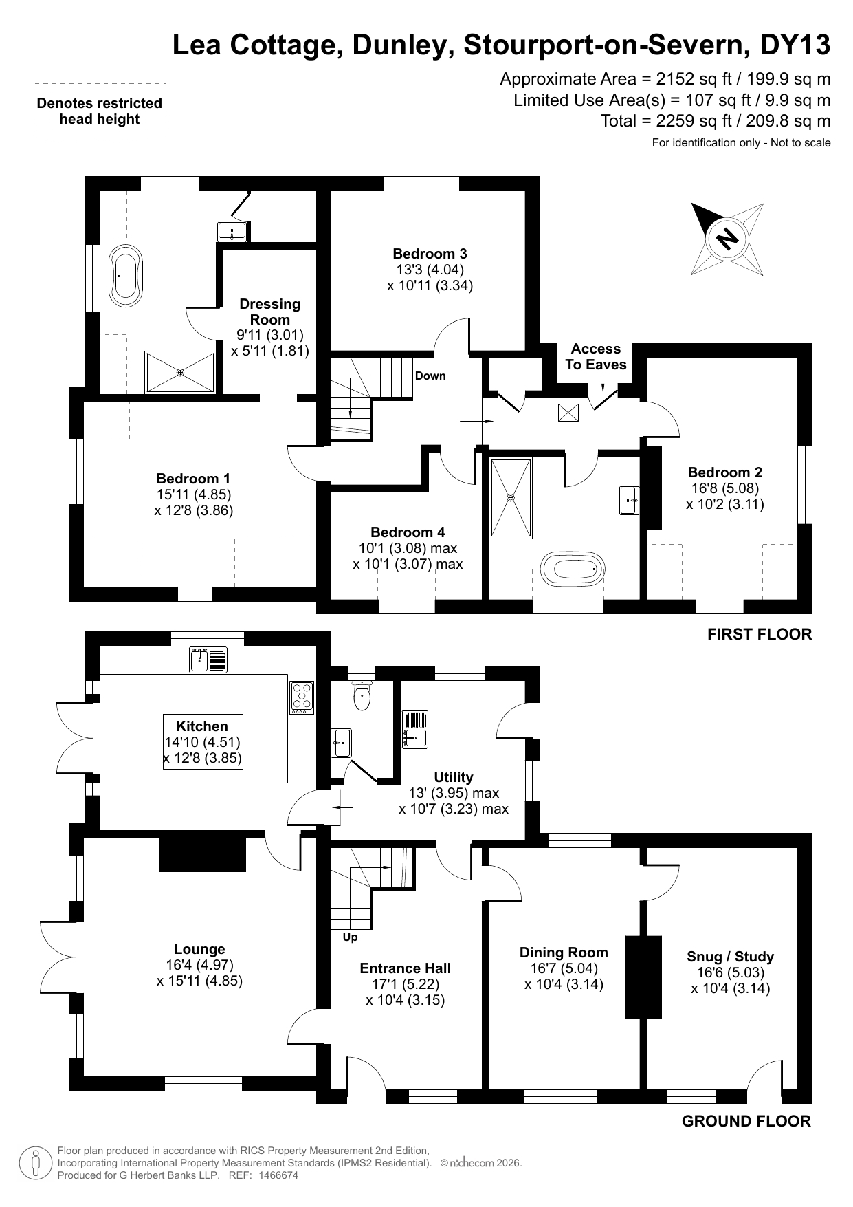 Lea Cottage, Stourport-on-Severn floorplan