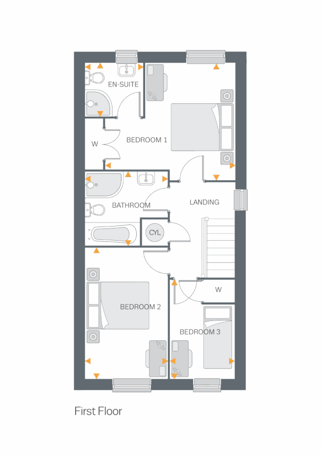 54, Zouch Road, Hathern, Leicestershire floorplan