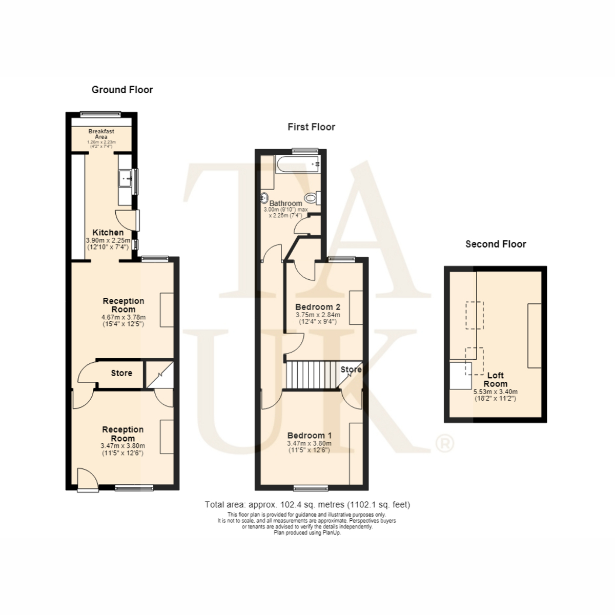 104, Glapton Road, Nottingham floorplan