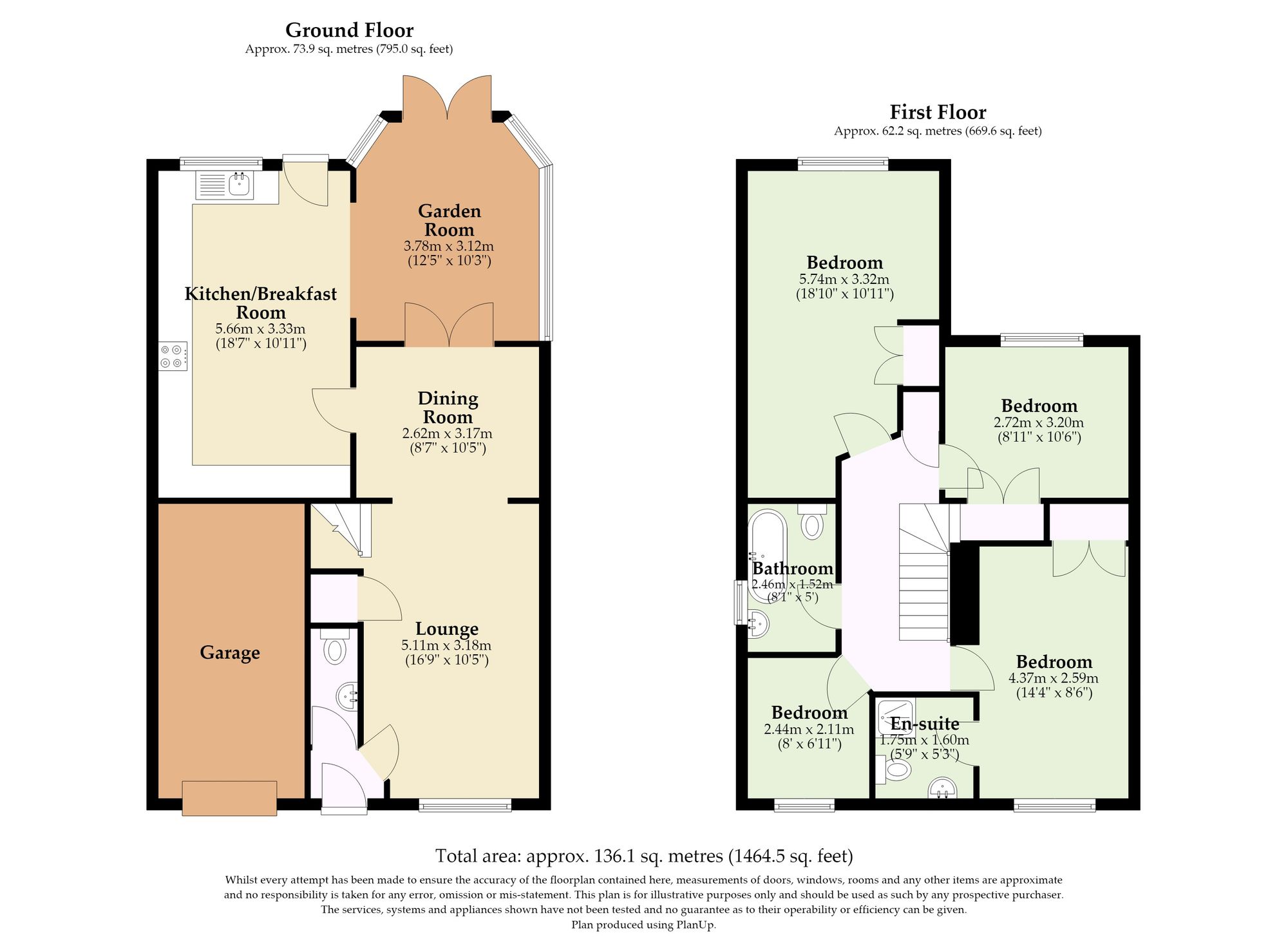 18 Biscay Gardens, Great Yarmouth floorplan