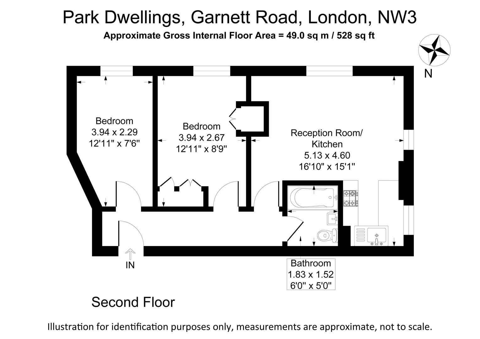 Garnett Road, London floorplan