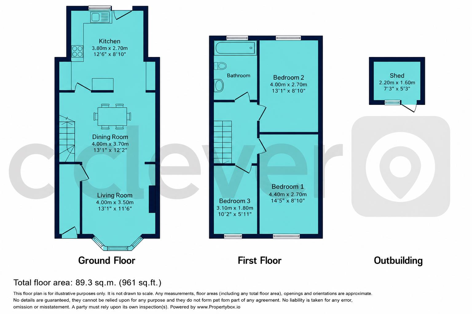 43, Edgcumbe Park Road, Plymouth floorplan