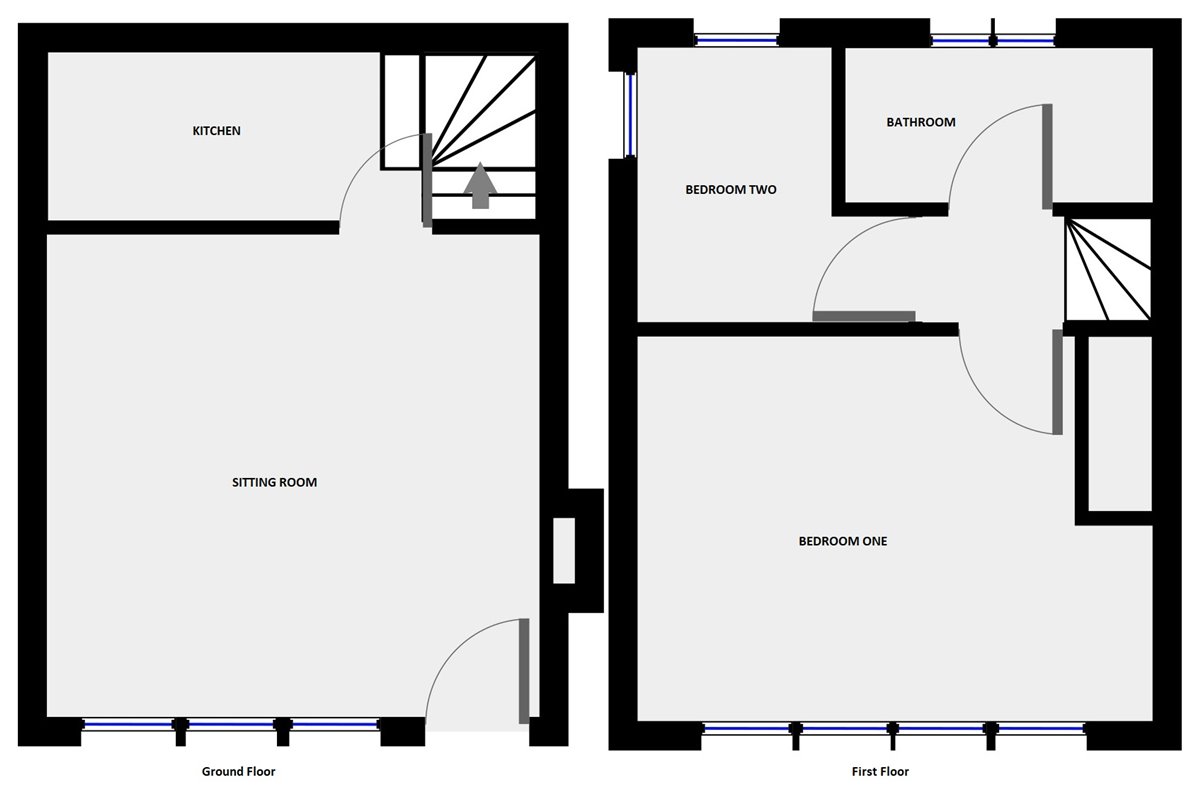 2 Bedrooms Semi-detached house for sale in Pecket Bar, Pecket Well, Hebden Bridge HX7