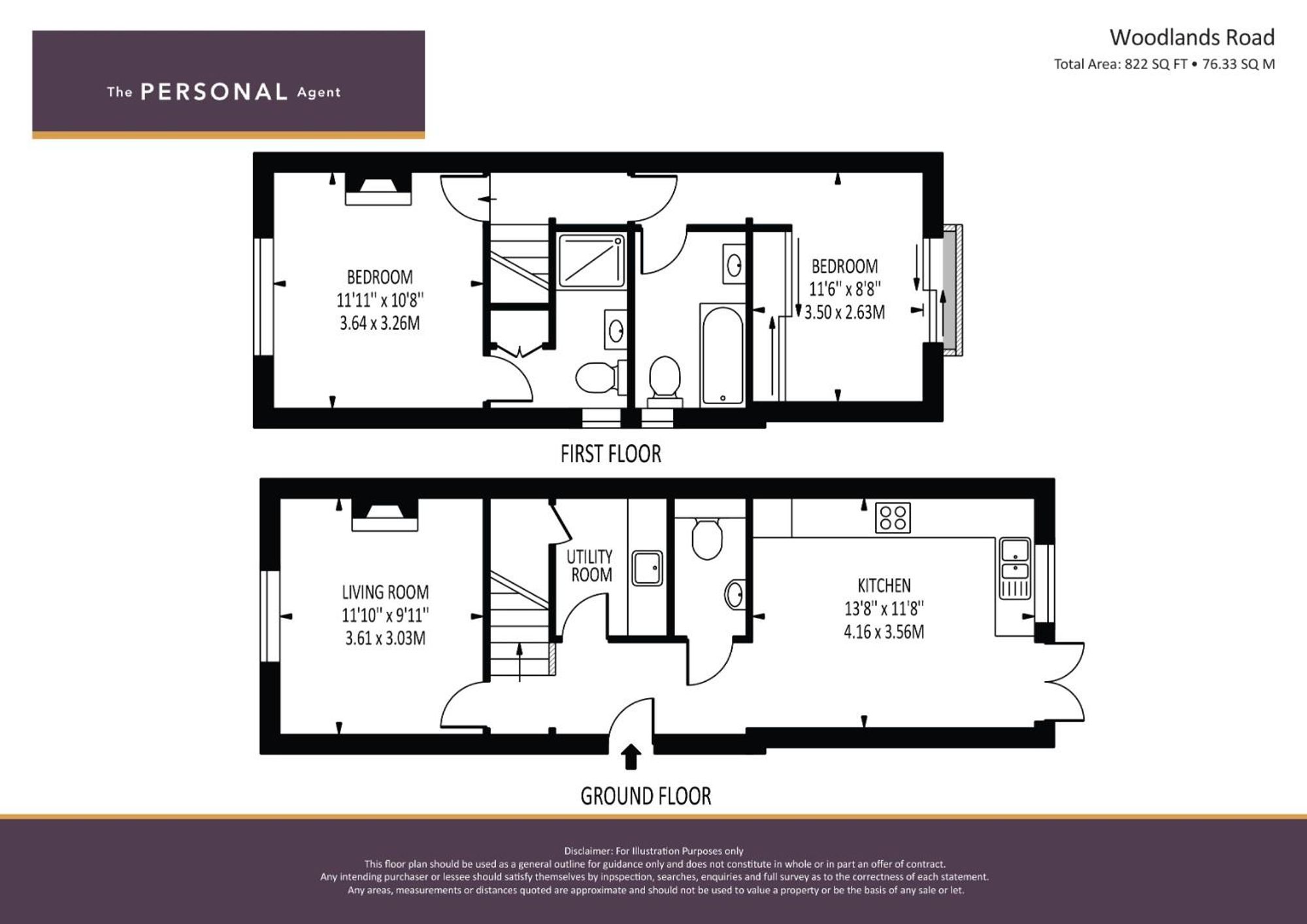 11, Woodlands Road, Epsom floorplan