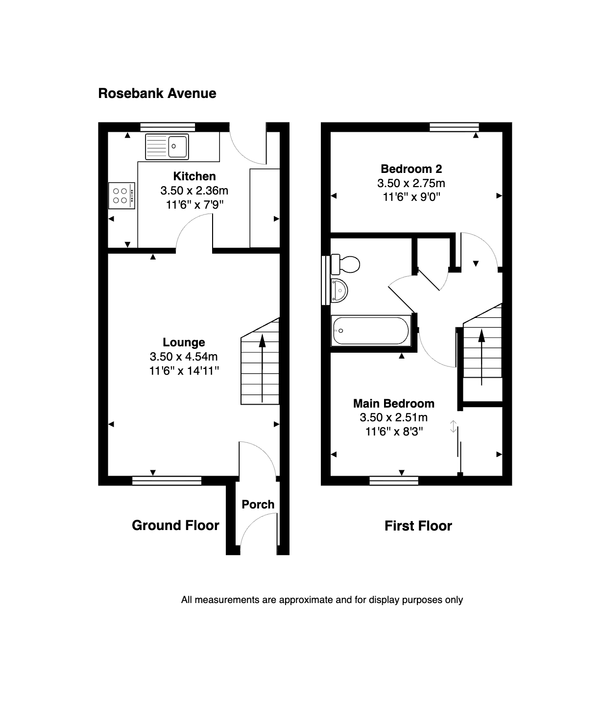 151, Rosebank Avenue, Falkirk floorplan