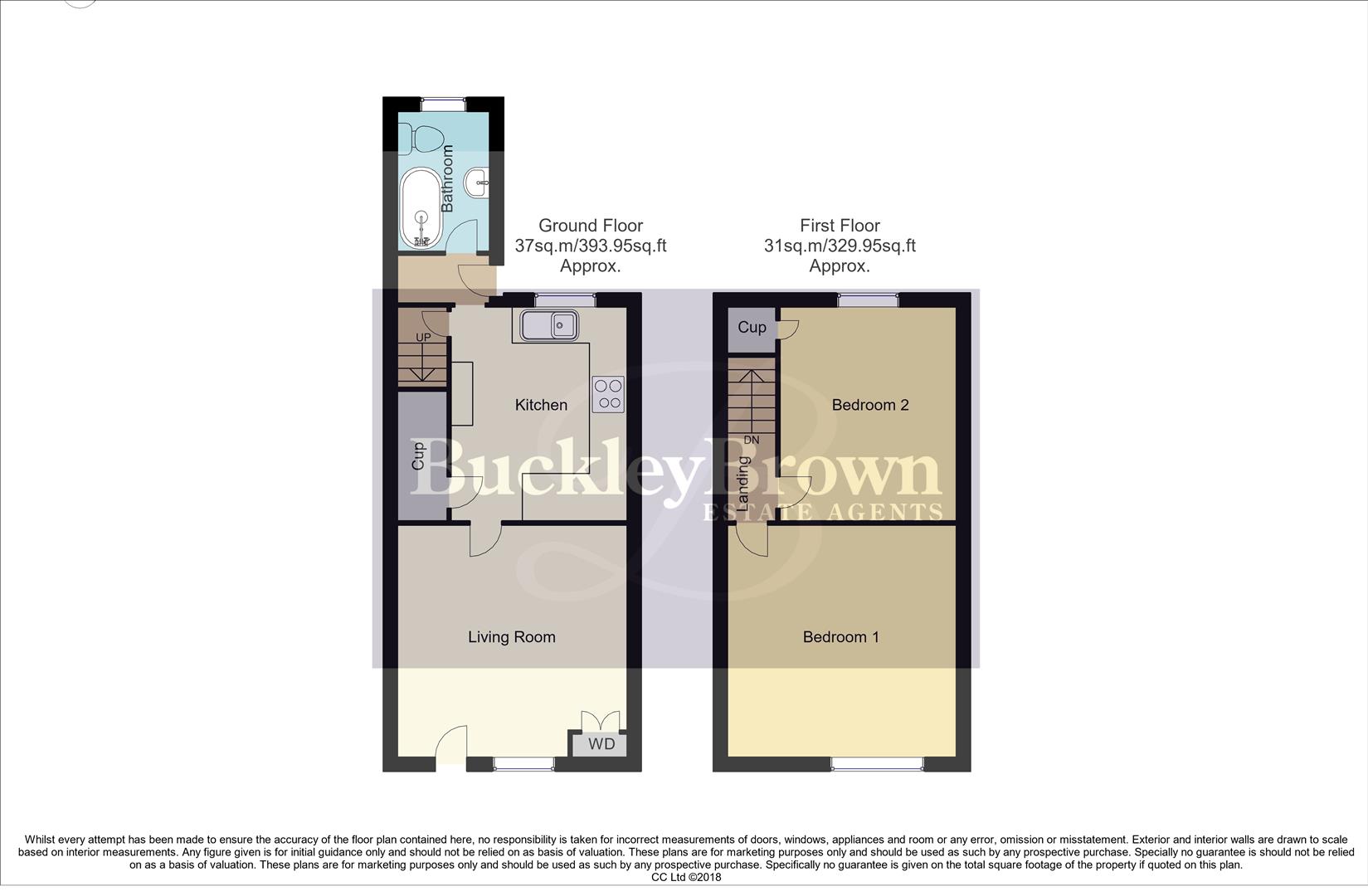 34, Stuart Street, Sutton-In-Ashfield floorplan
