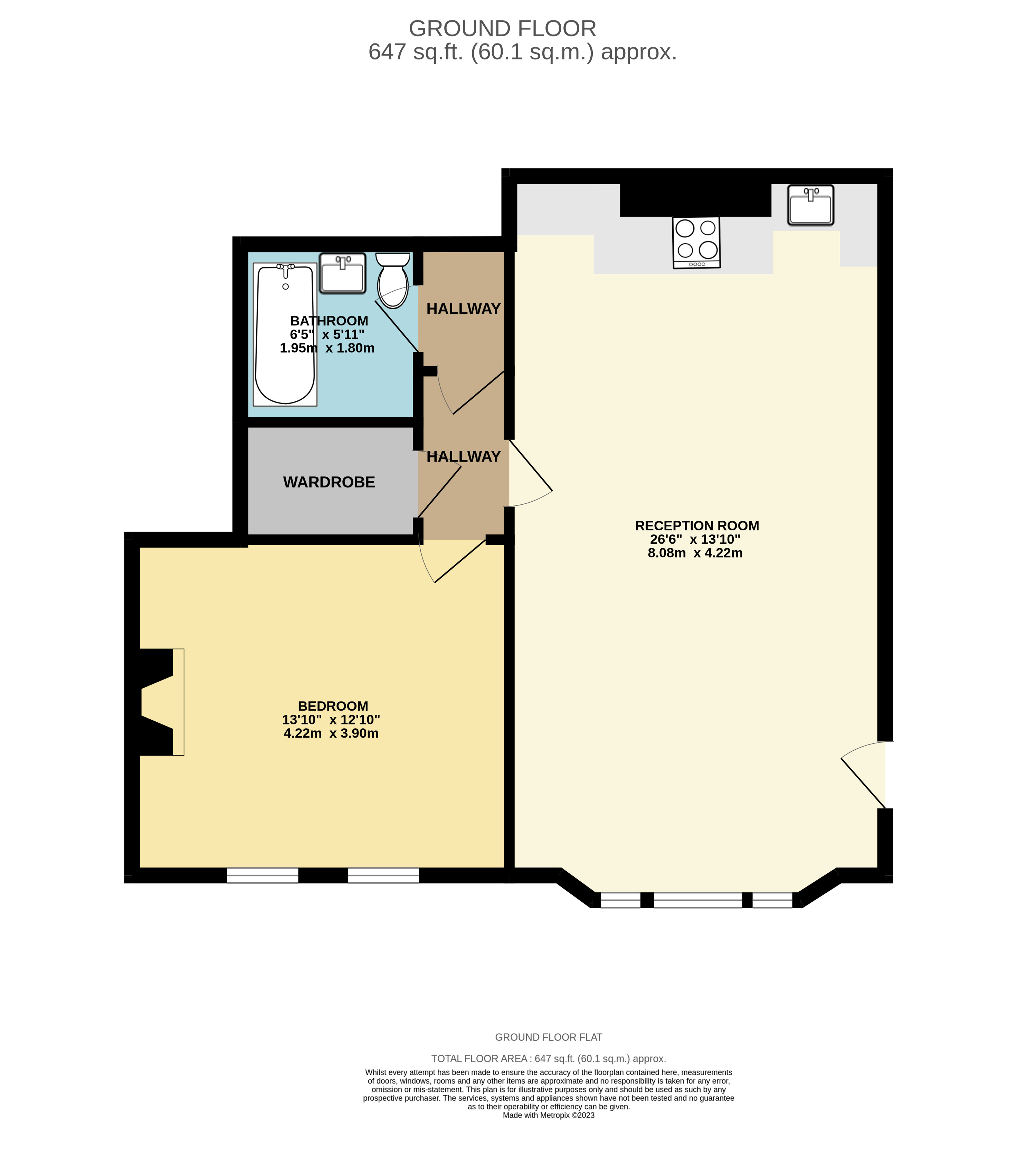 Union Street, Trowbridge BA14, 1 bedroom flat for sale 64394915