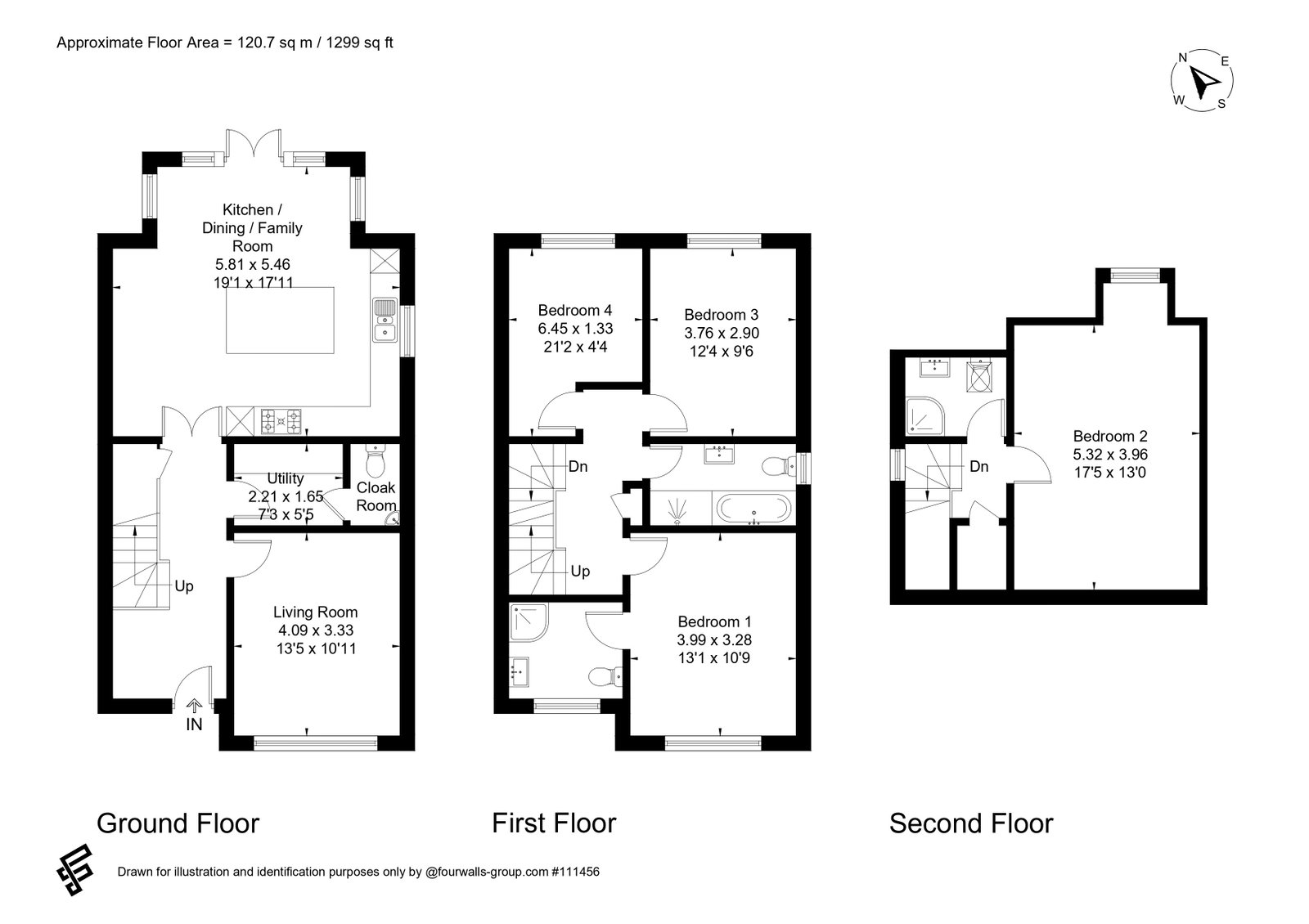 3, Sussex Mews, Cheltenham floorplan