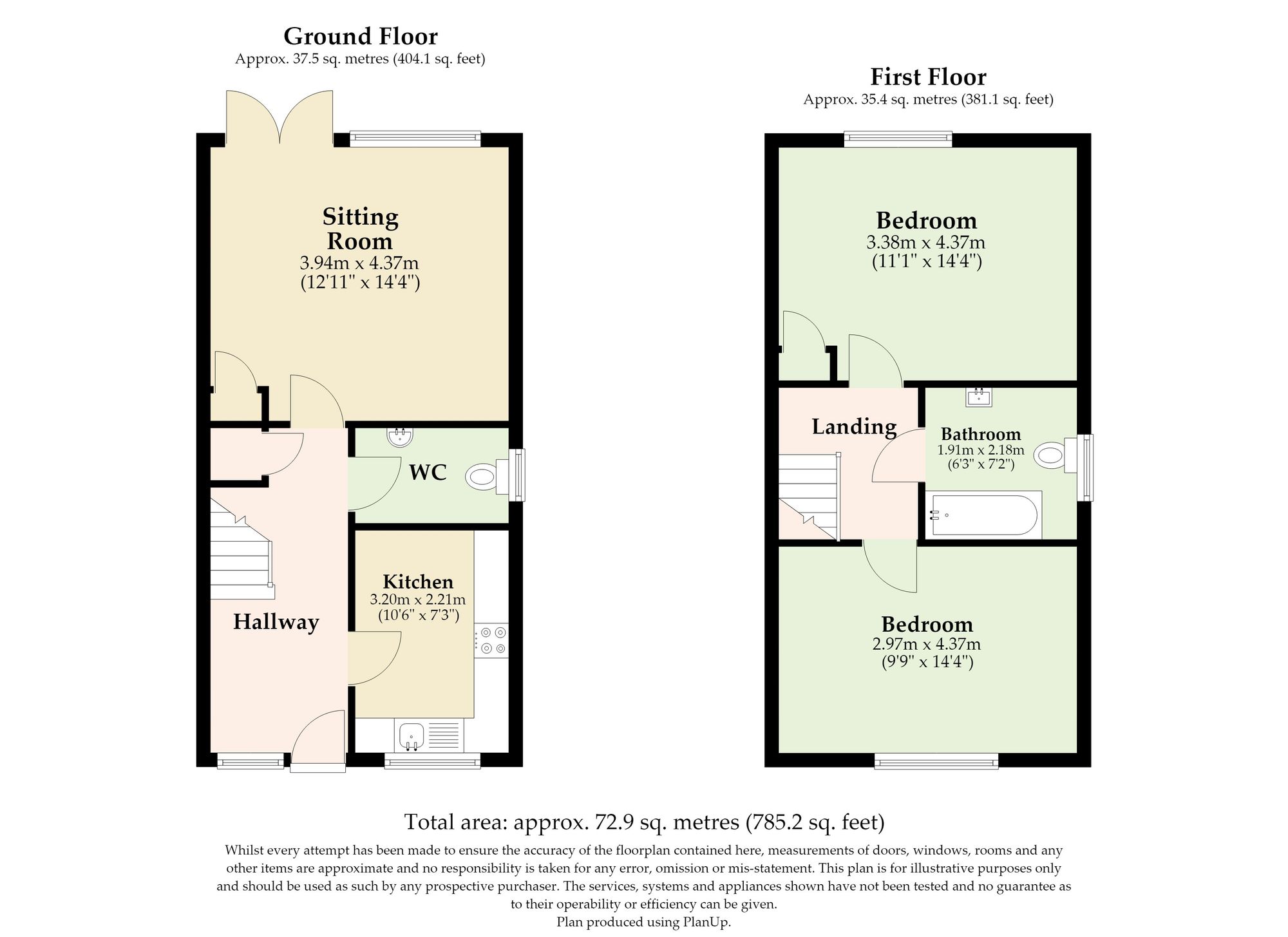 4 Roman Close, Ipswich floorplan
