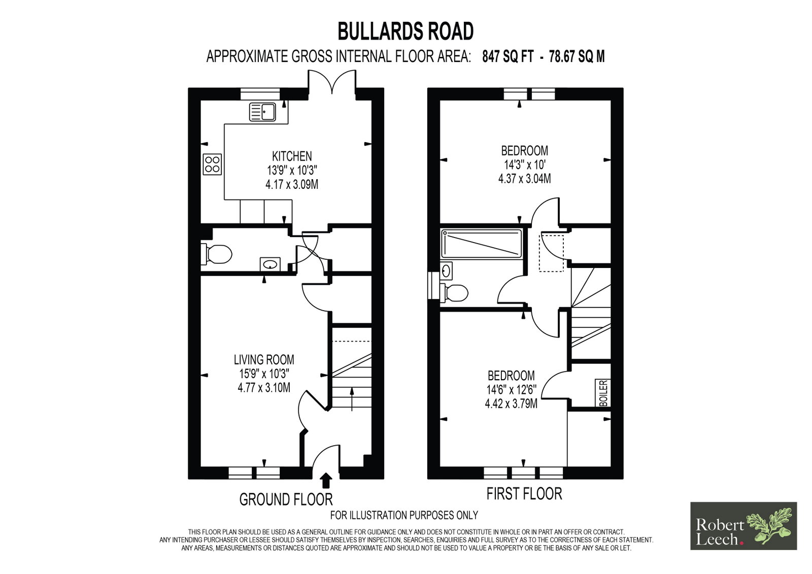 8 Bullards Road, East Grinstead floorplan