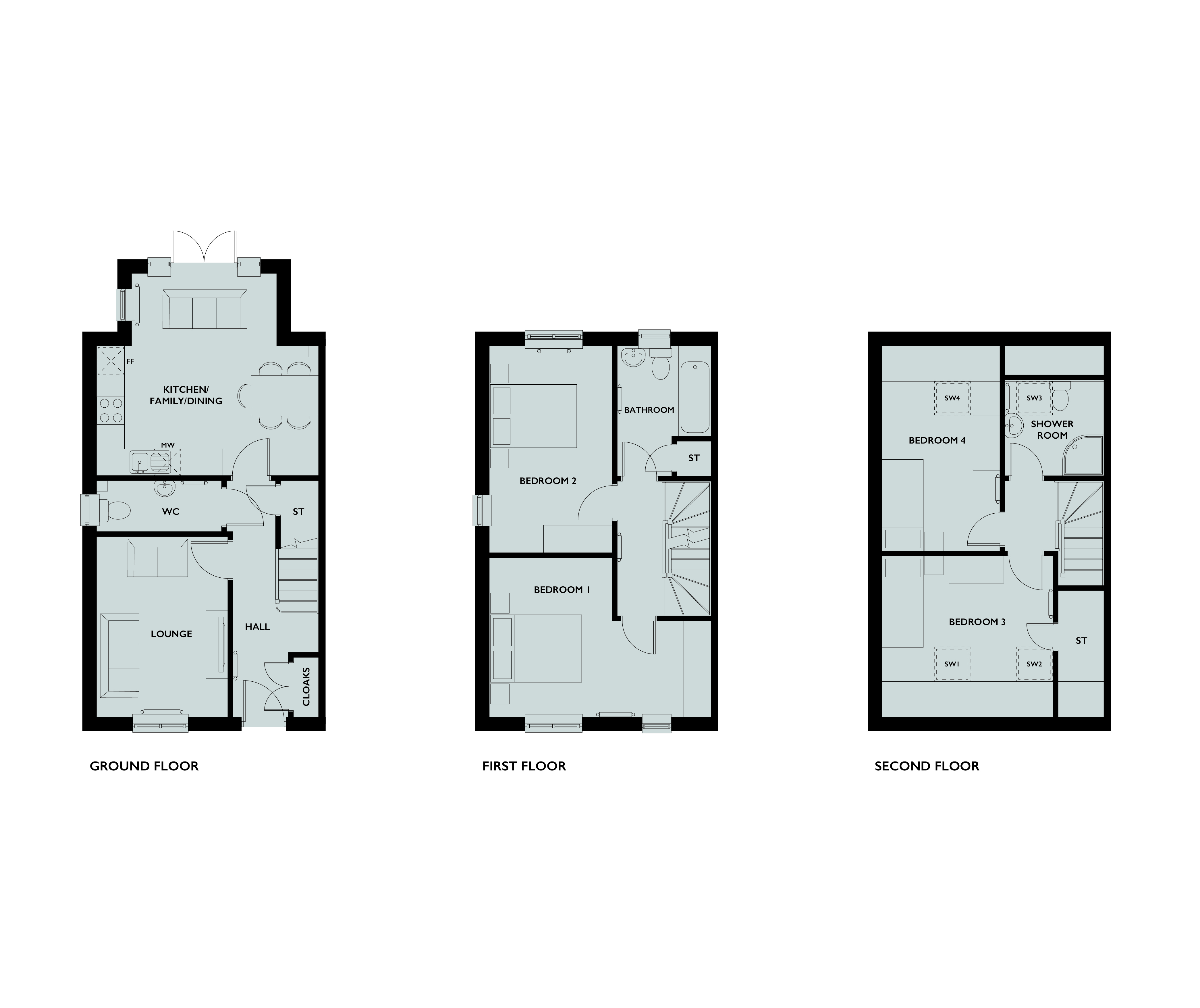 11, Wordsworth Drive, Leeds floorplan