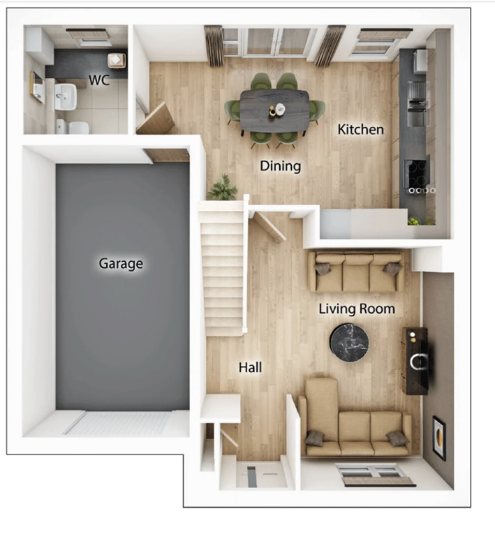 14, Buckthorn Place, Bedlington floorplan