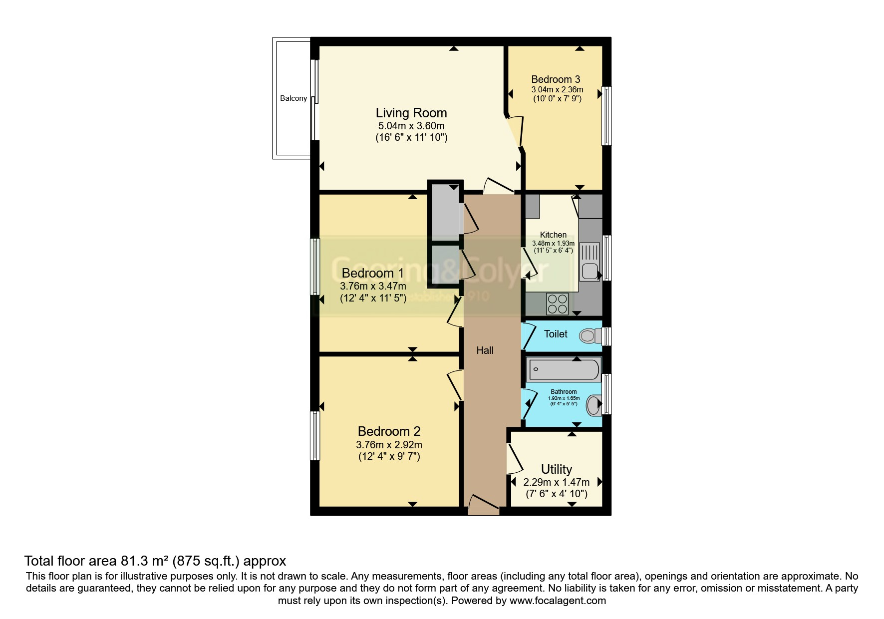 115, Friars Way, Kent floorplan