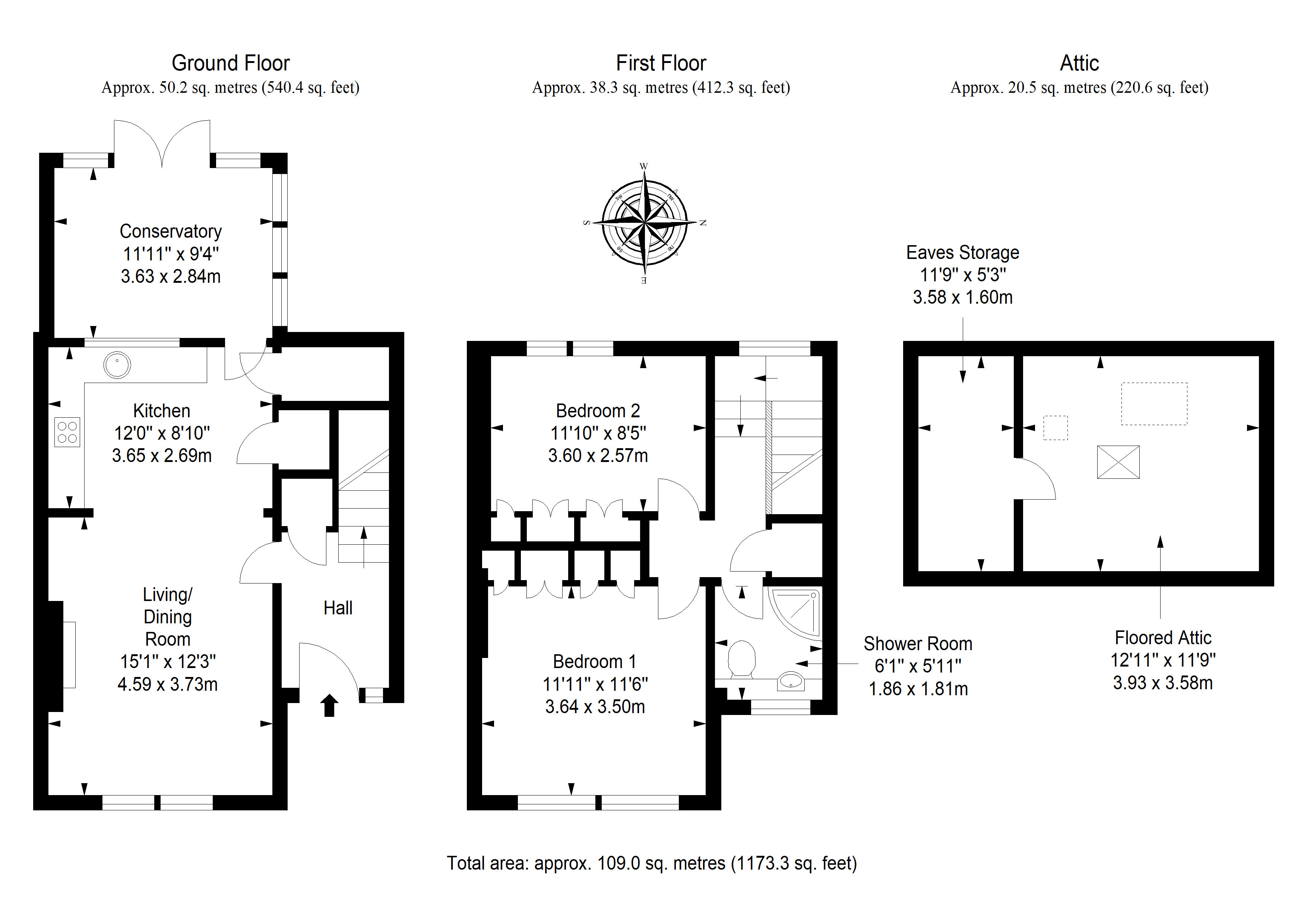 45, The Green, Edinburgh floorplan
